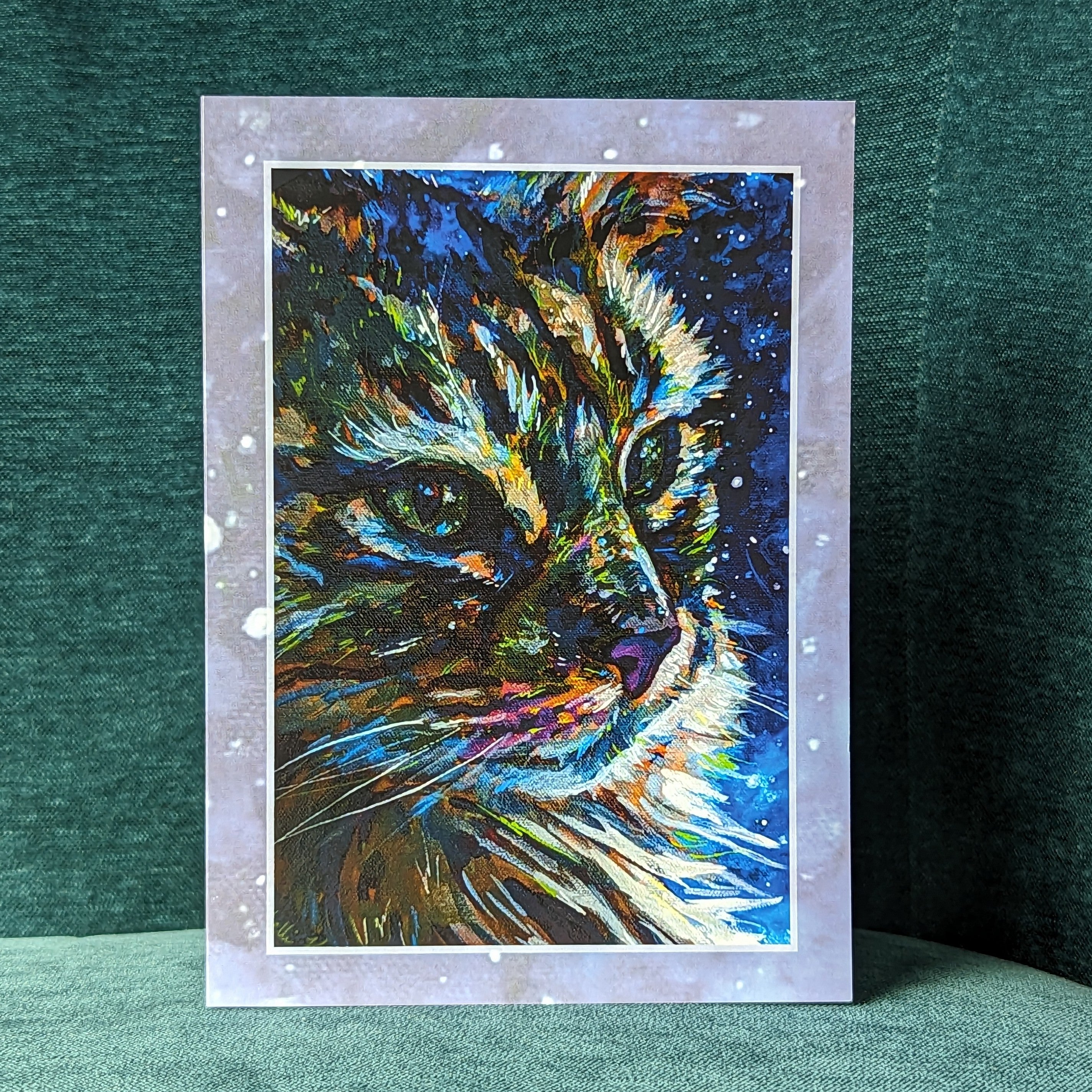 Seen It All - Cat Art Notecard