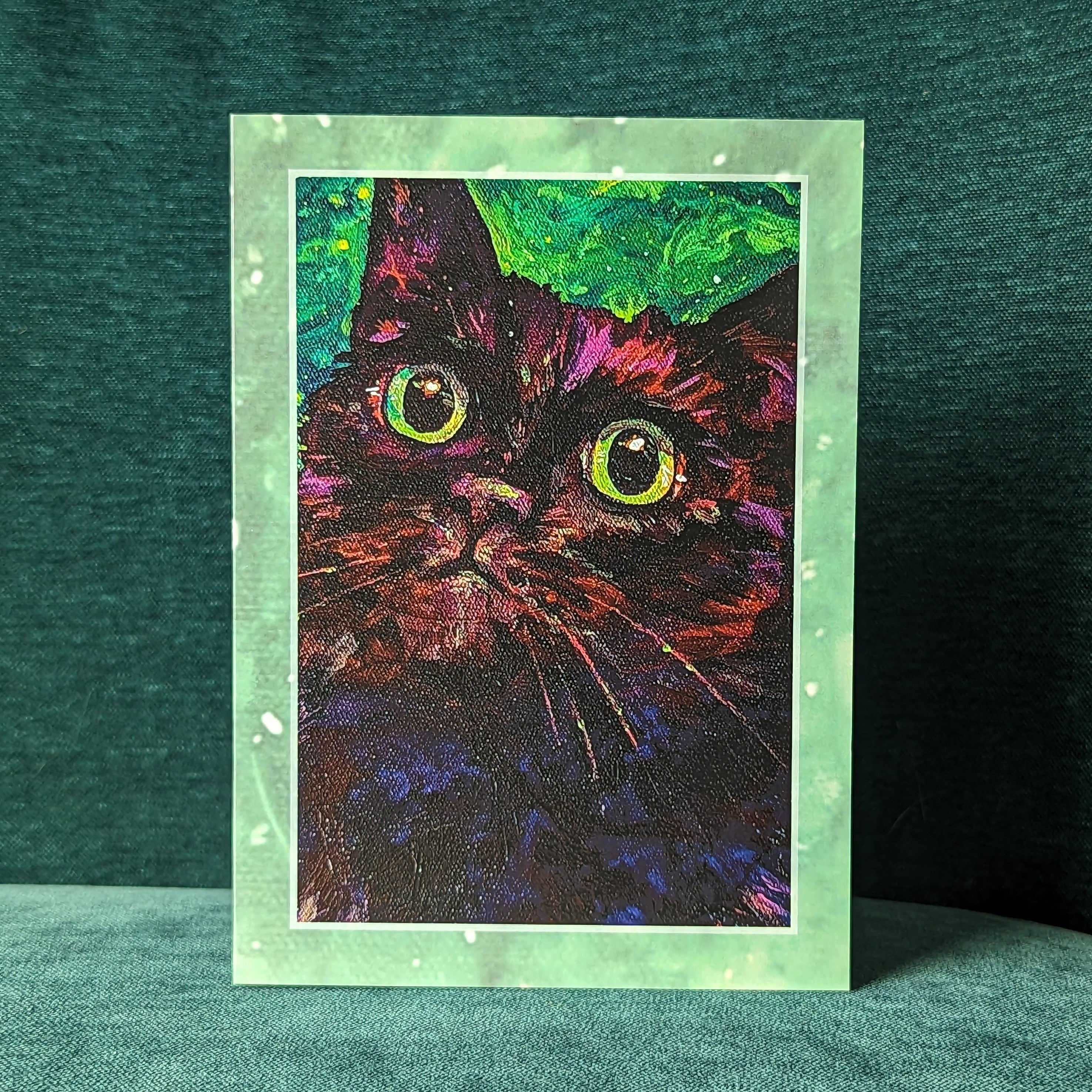 Look At My Son - Cat Art Notecard