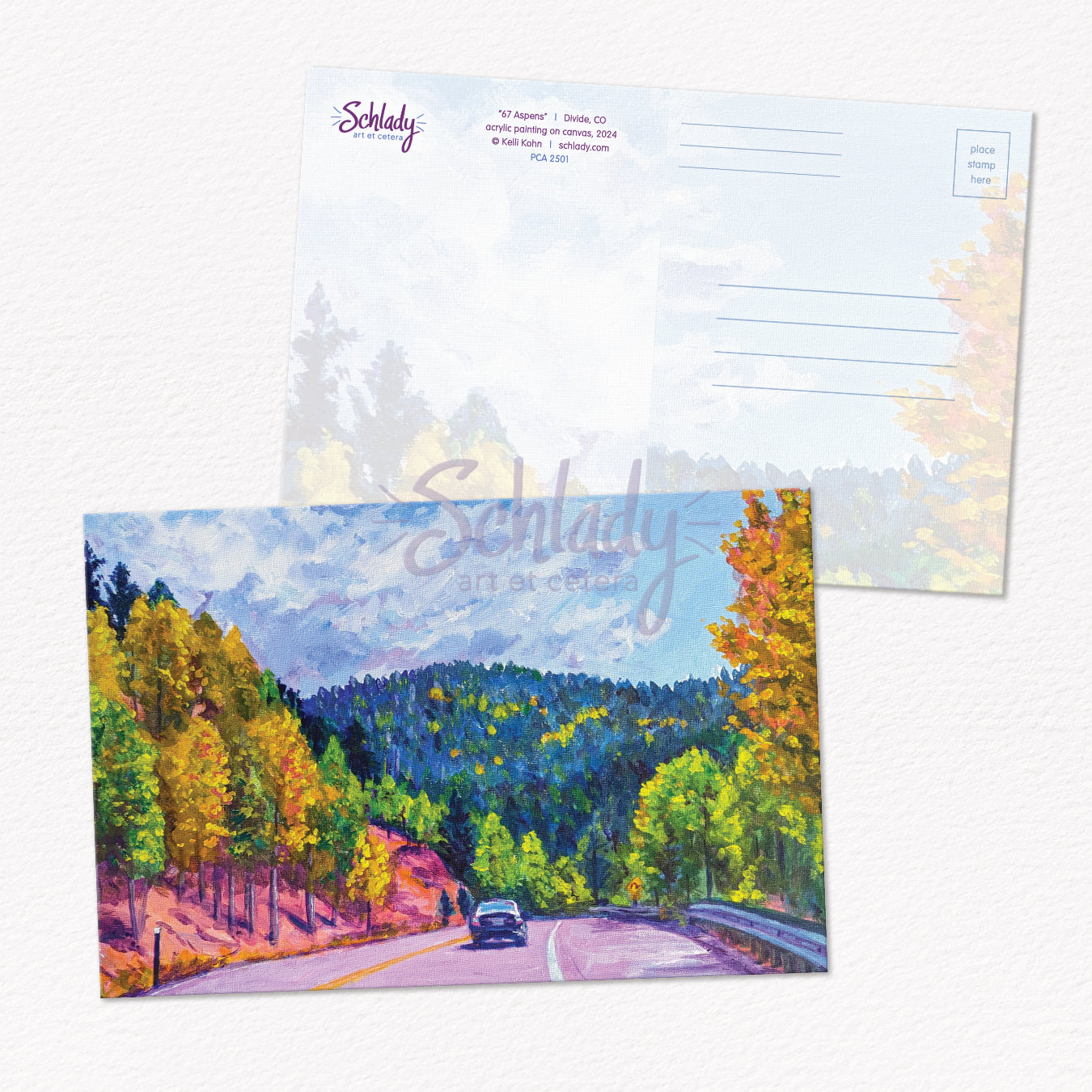 67 Aspens - Postcard