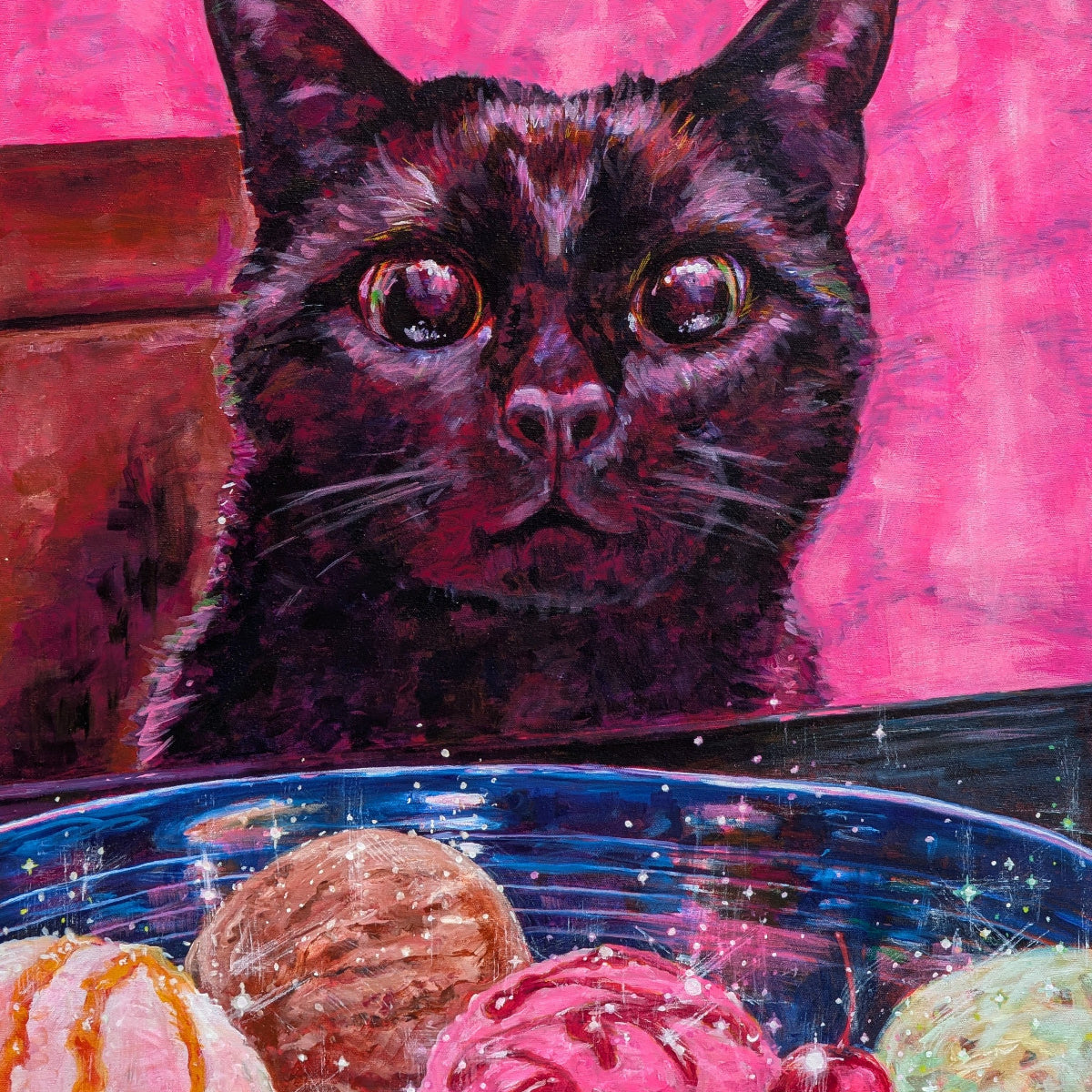 Ice Cream Eyes - Original Painting 24 x 30