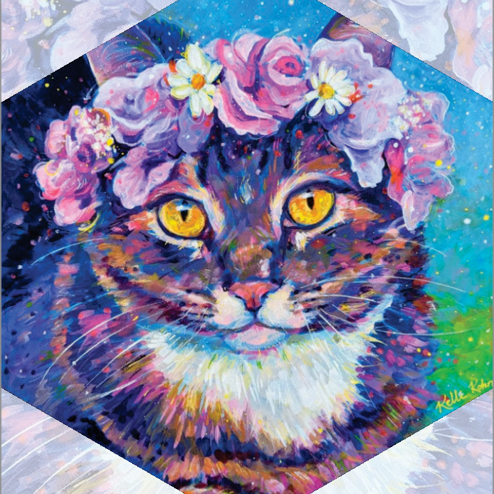 Flower Crown Oswin - 8x10 Art Print