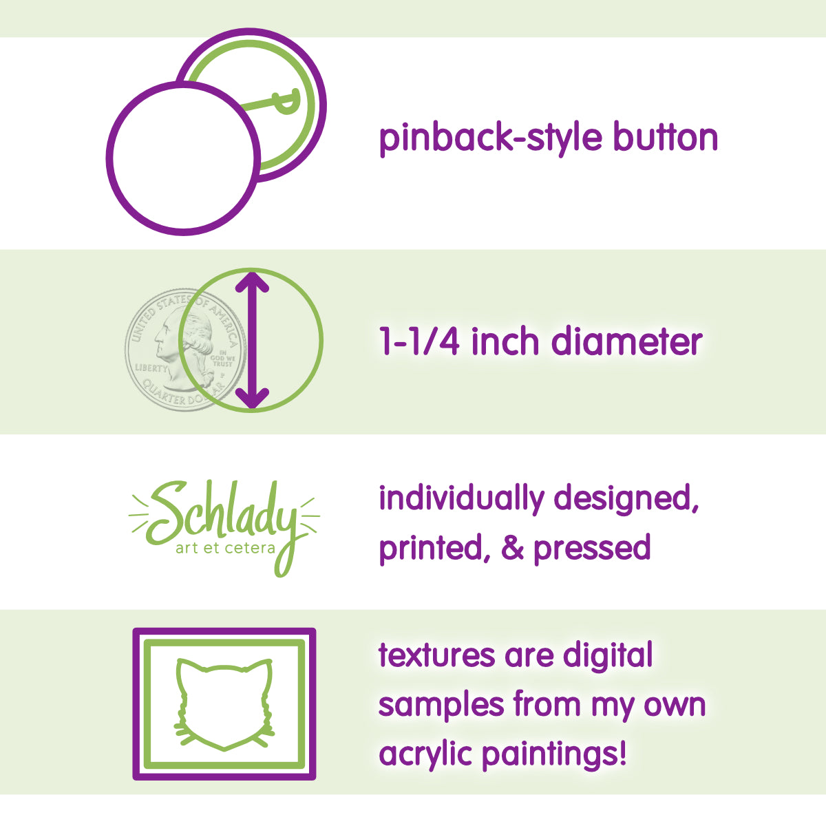 Secret Third Thing - Nonbinary Pride Button Pin