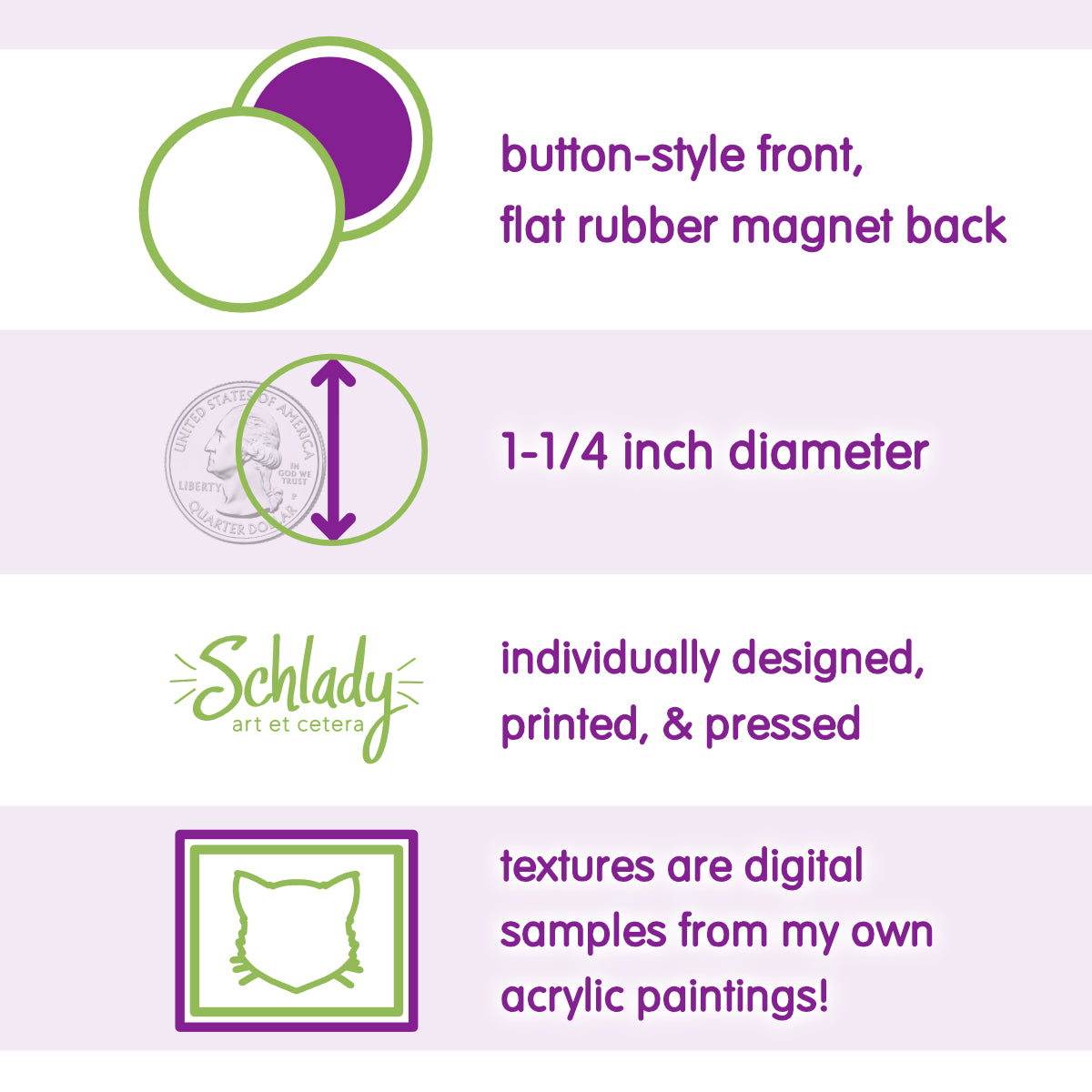 Starry Disability Pride Flag - Magnet