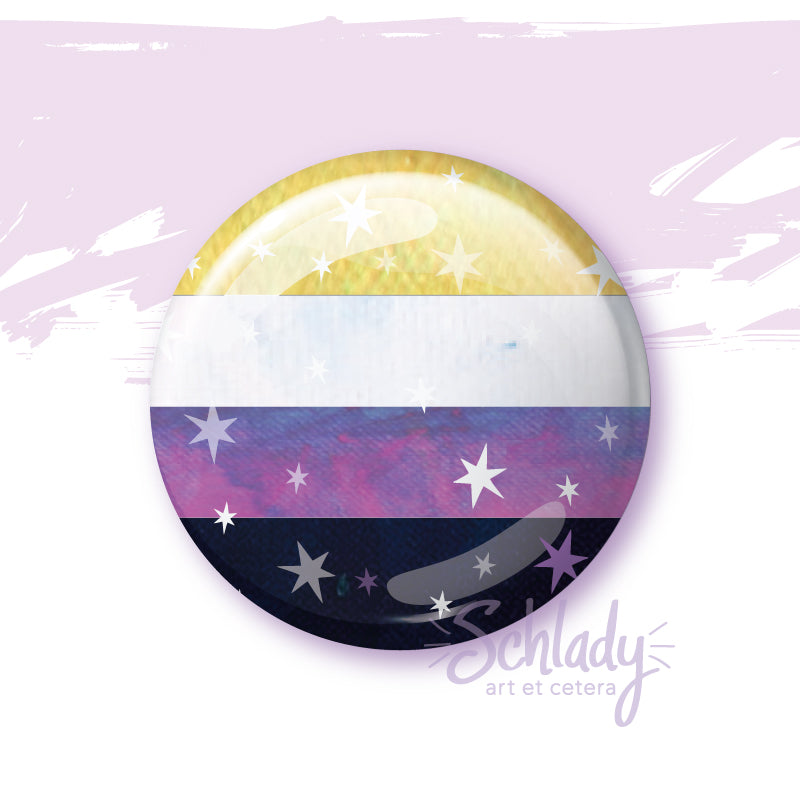  Genderfluid Flag Symbol 1.25” Pinback Button Pin