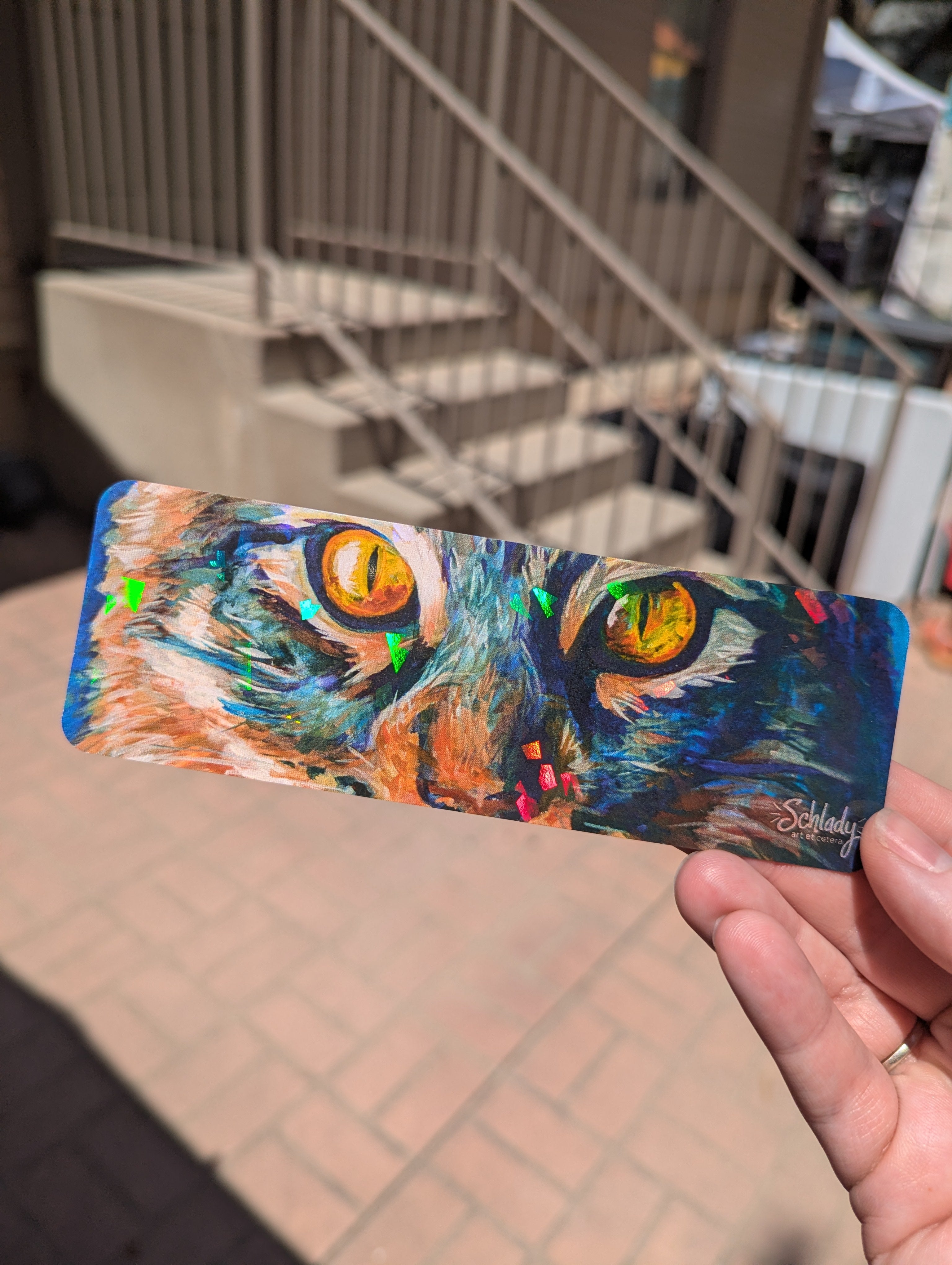Her Winter Coat - Cat Bookmark