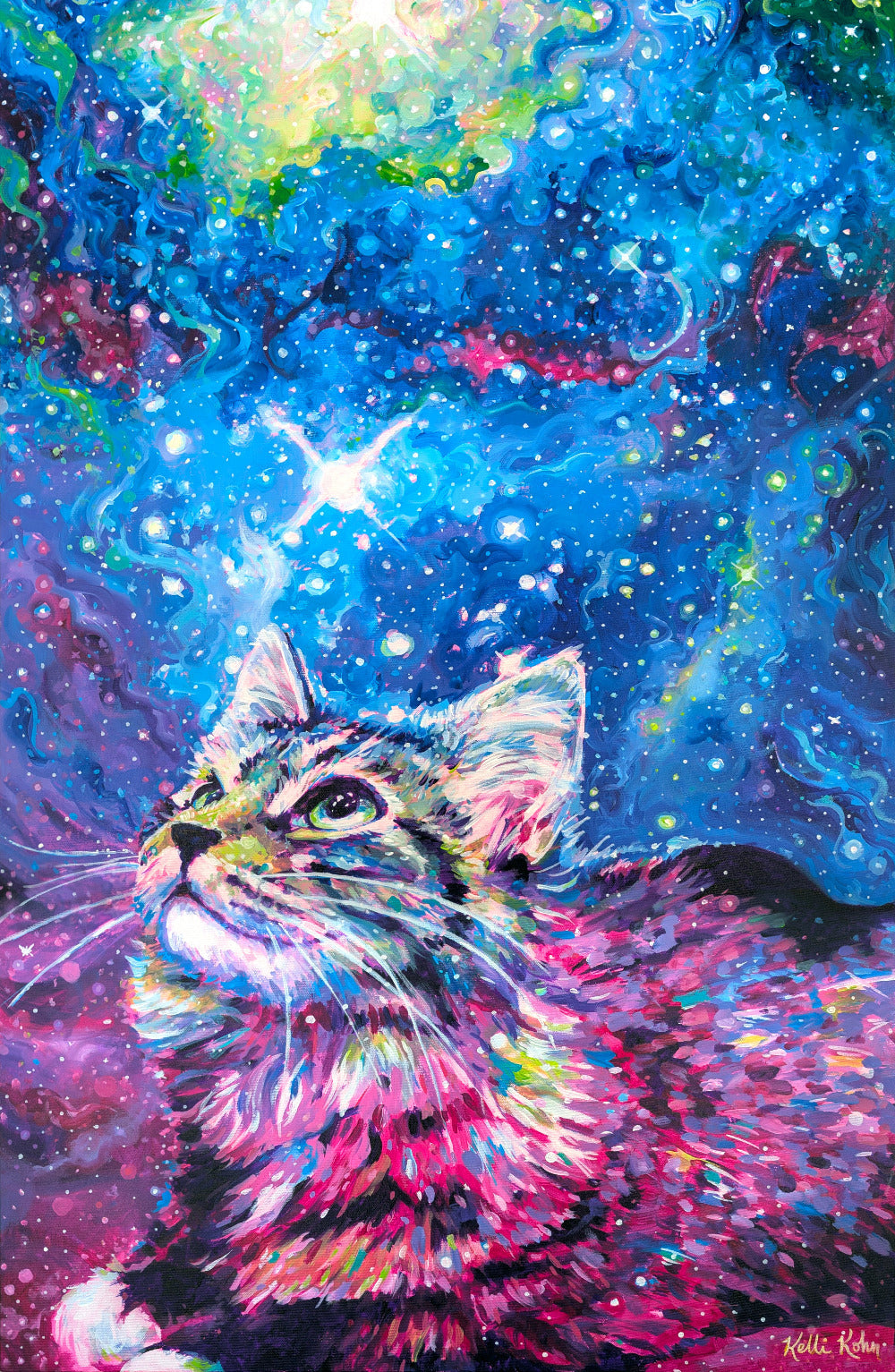 Wild Blue Galaxy - 11x17 Art Print