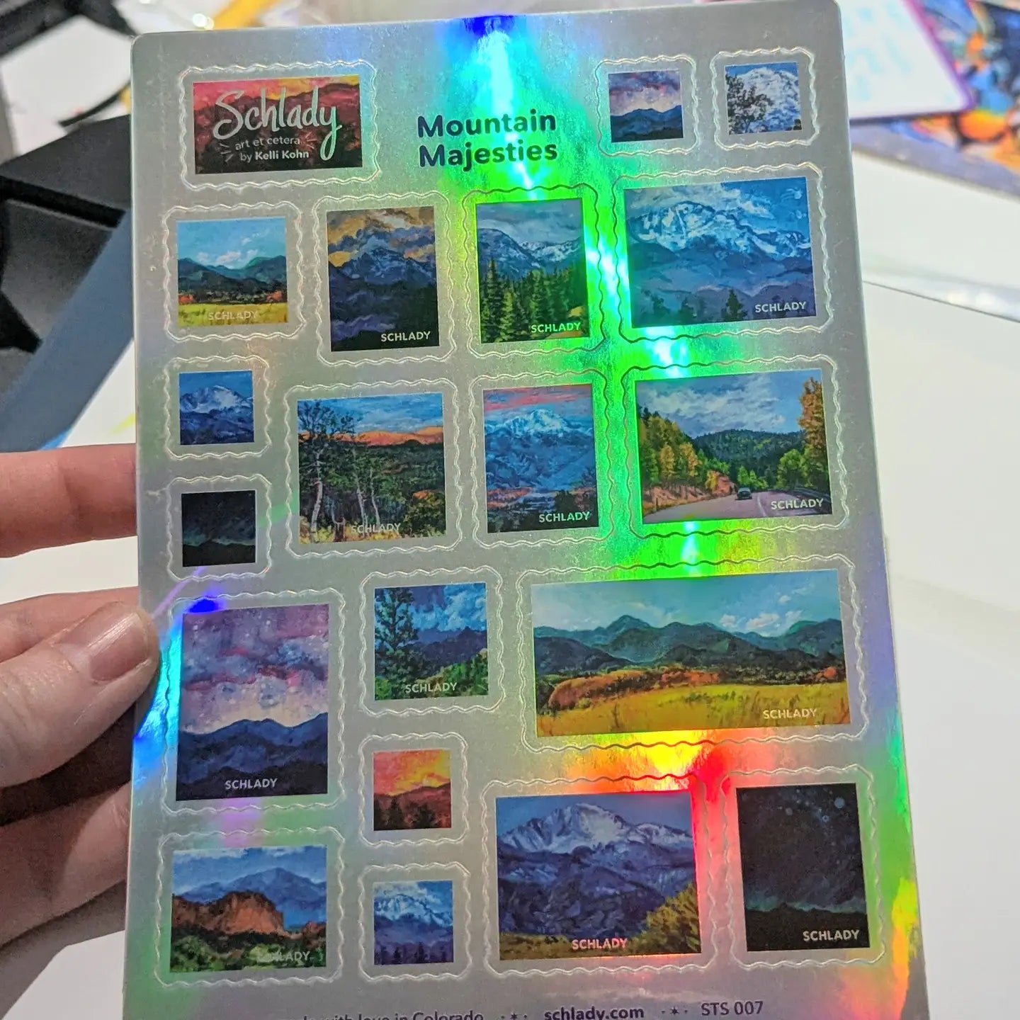 Mountain Majesties - Holographic Sticker Sheet