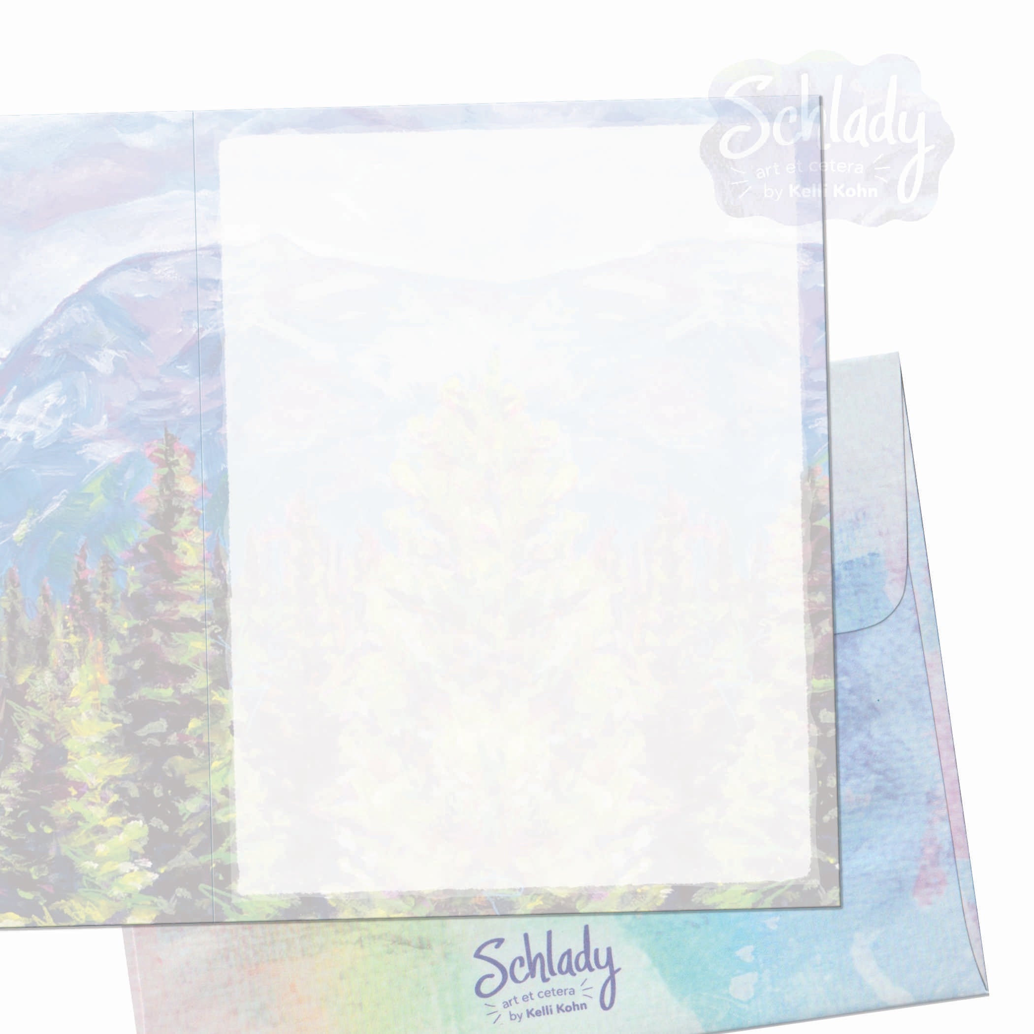 Summer Rolling Through - Blank Mountain Card