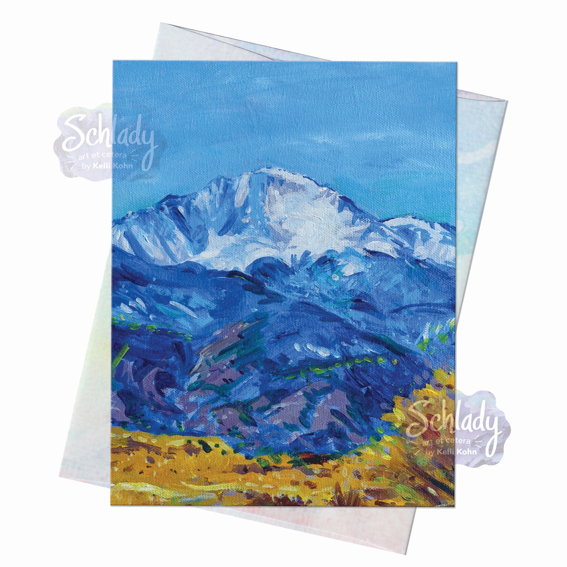 Mountain Moods 7 - Blank Mountain Card