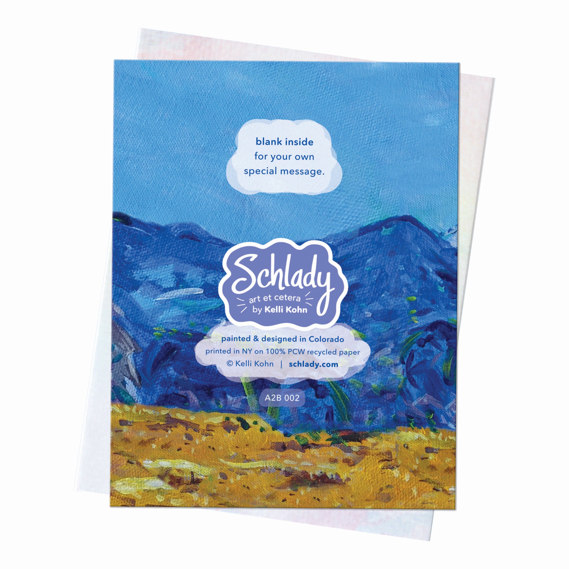 Mountain Moods 7 - Blank Mountain Card