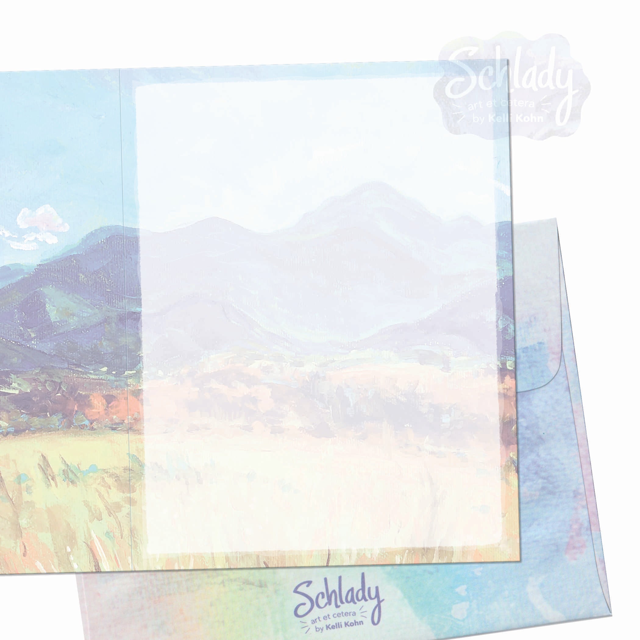 Open Space - Blank Mountain Card