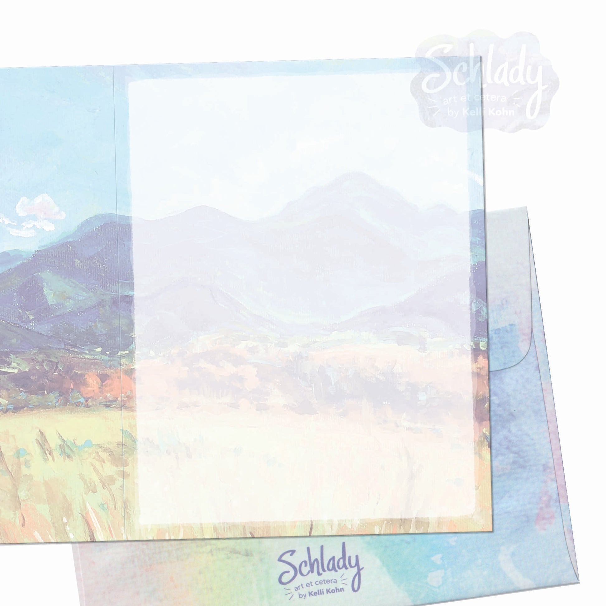 Open Space - Blank Mountain Card