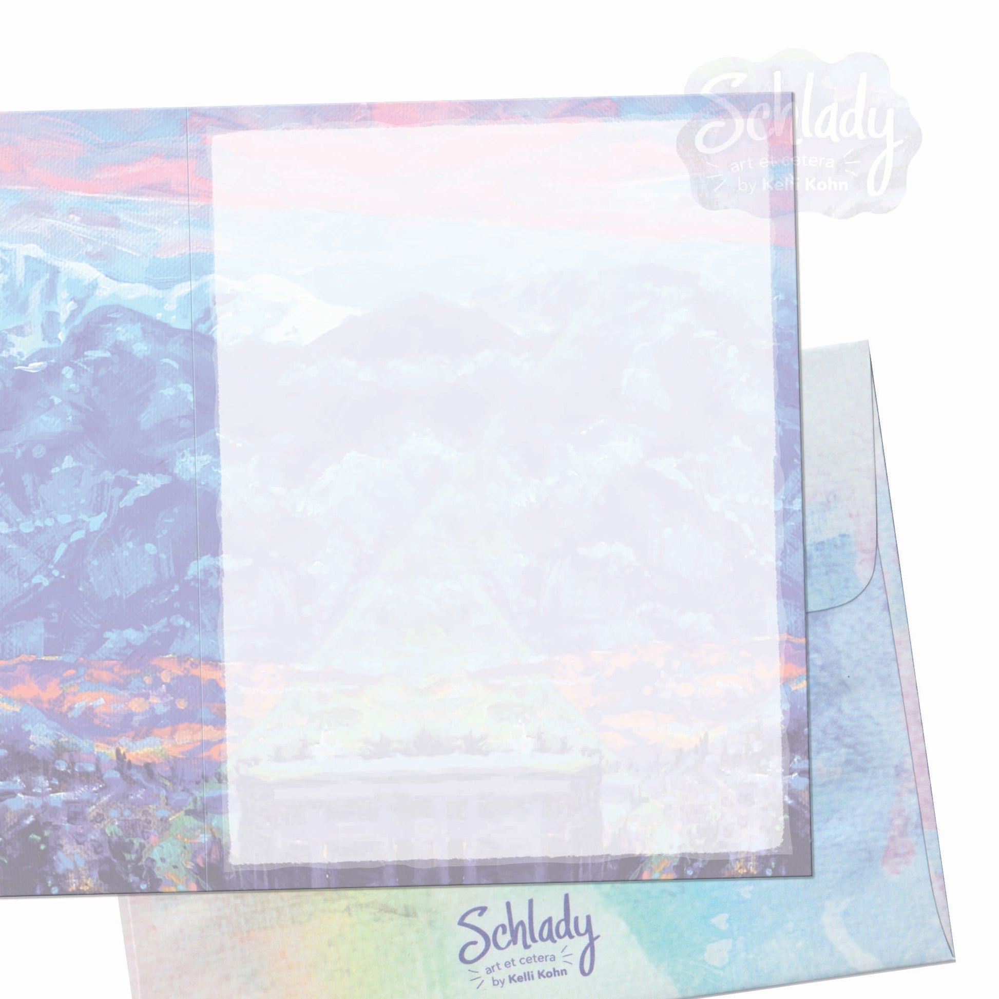 Colorful Peak - Blank Mountain Card