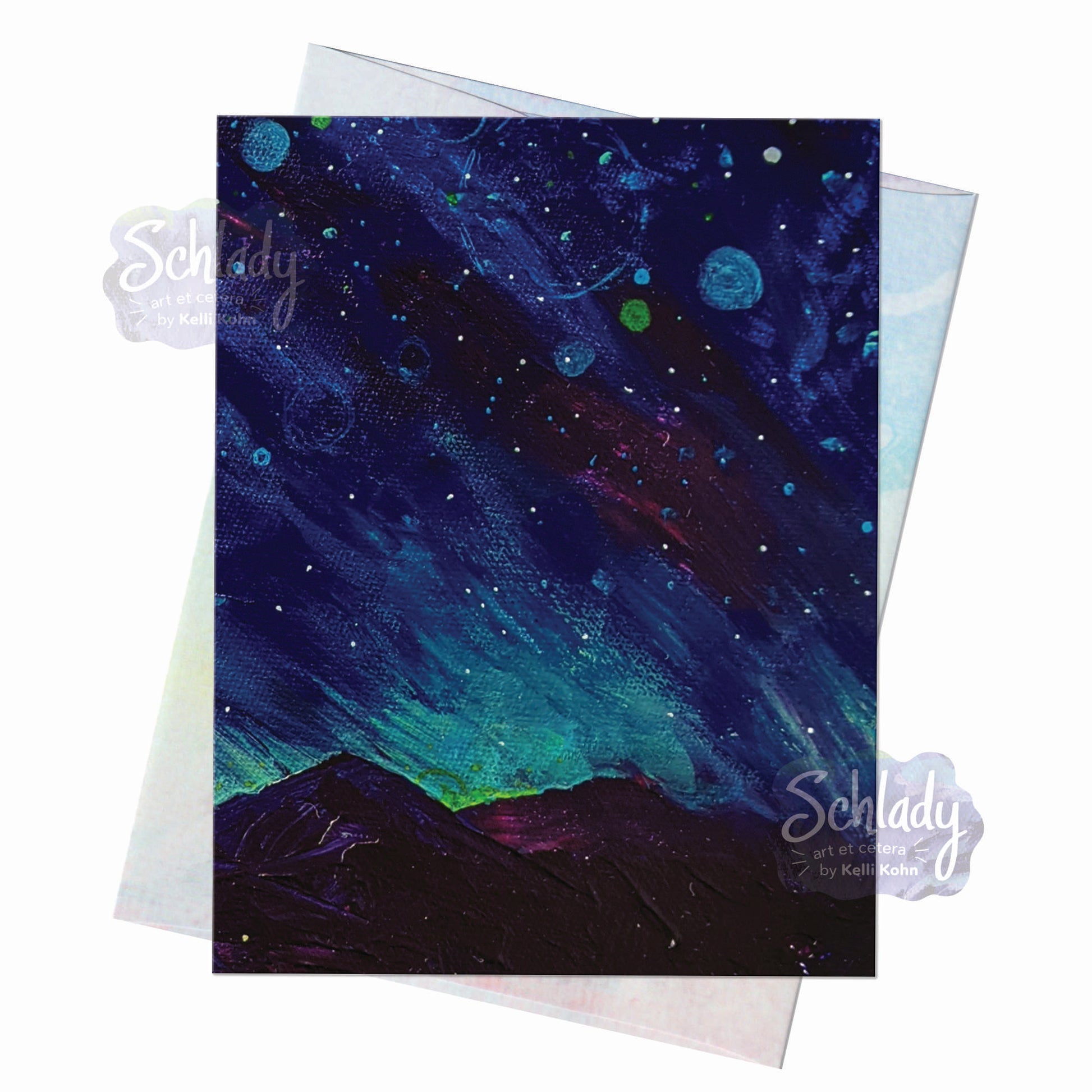 Waiting For The Meteors - Blank Mountain Card