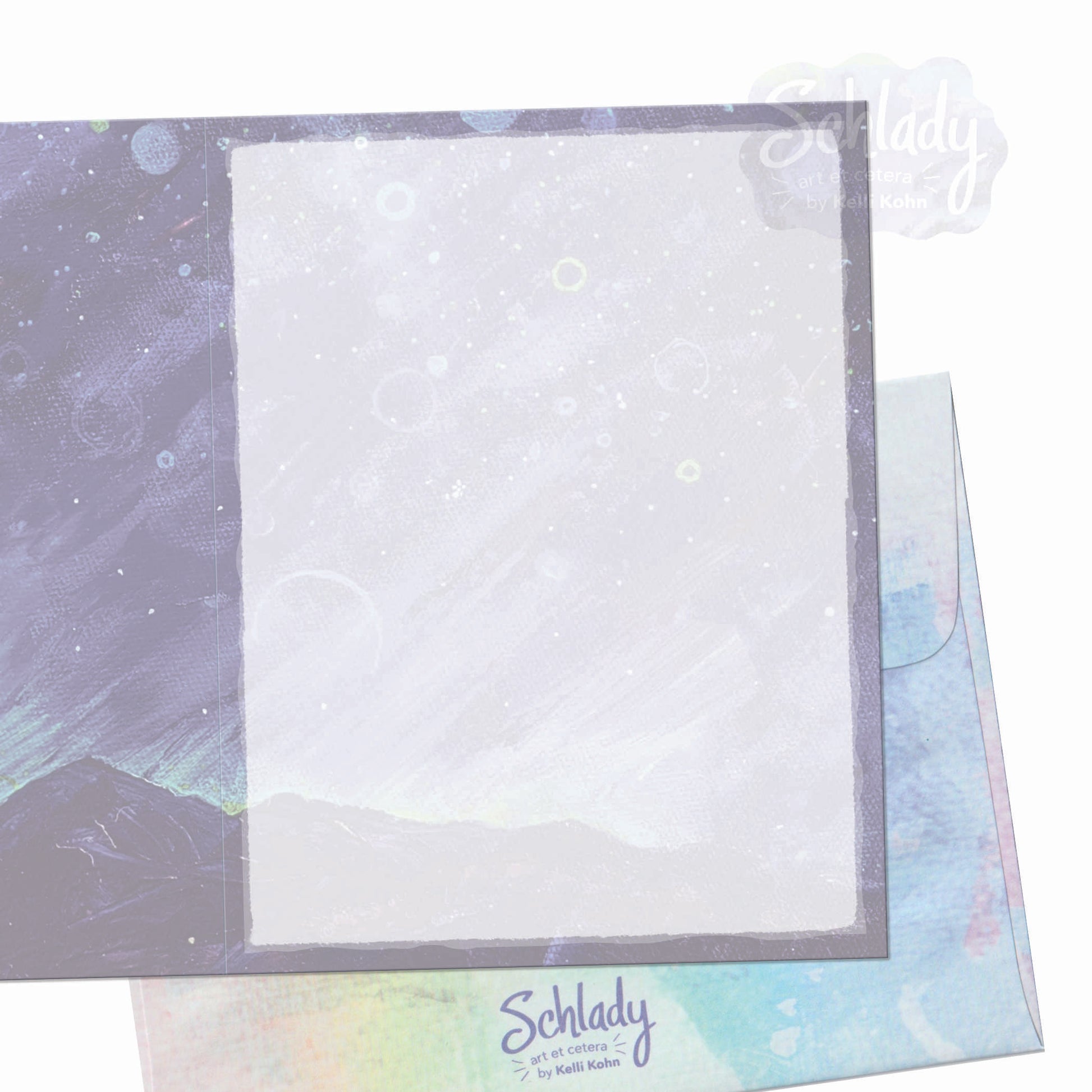 Waiting For The Meteors - Blank Mountain Card