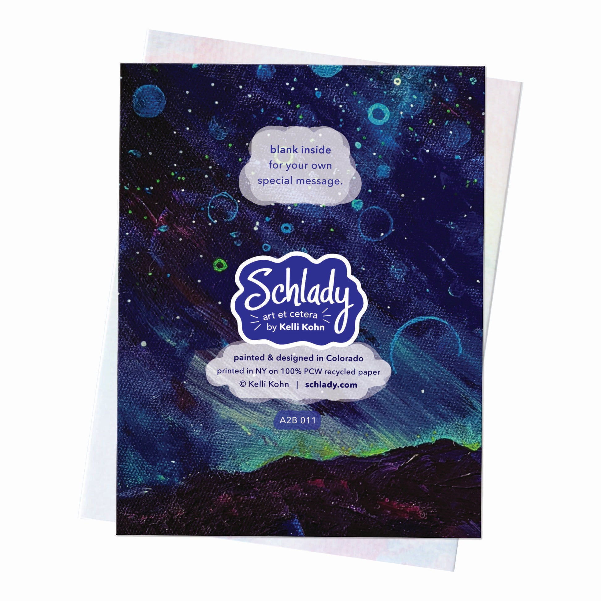 Waiting For The Meteors - Blank Mountain Card