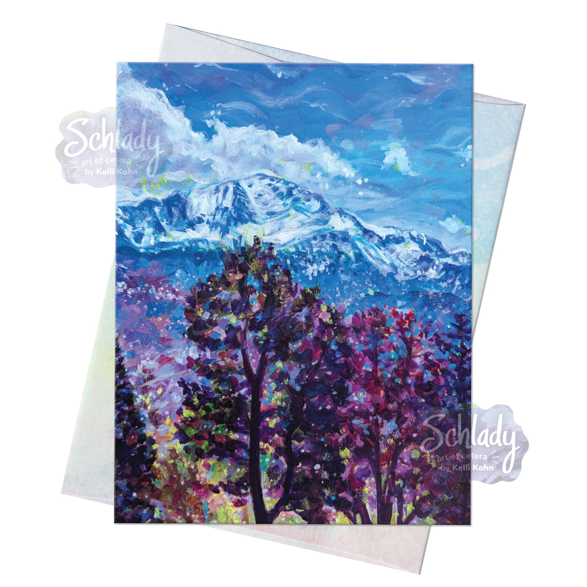 Fresh Mountain Air - Blank Mountain Card