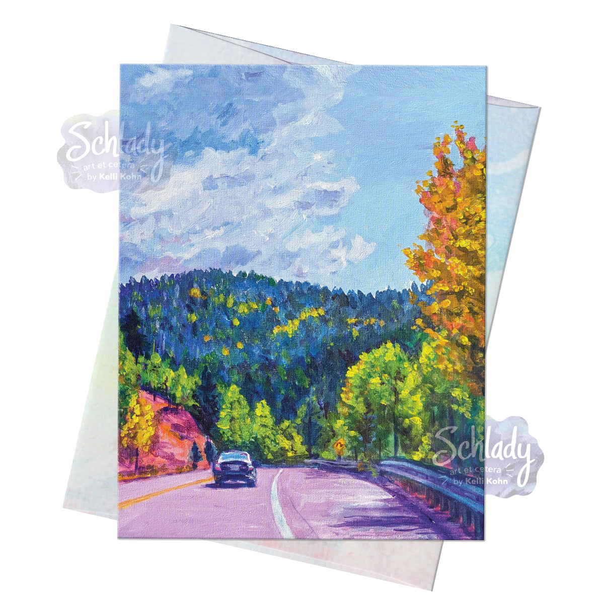 67 Aspens - Blank Mountain Card