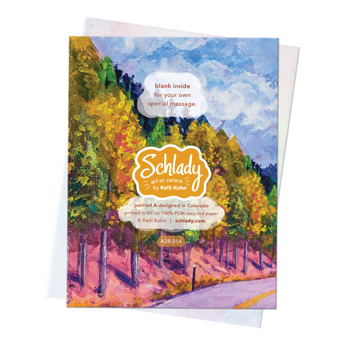 67 Aspens - Blank Mountain Card