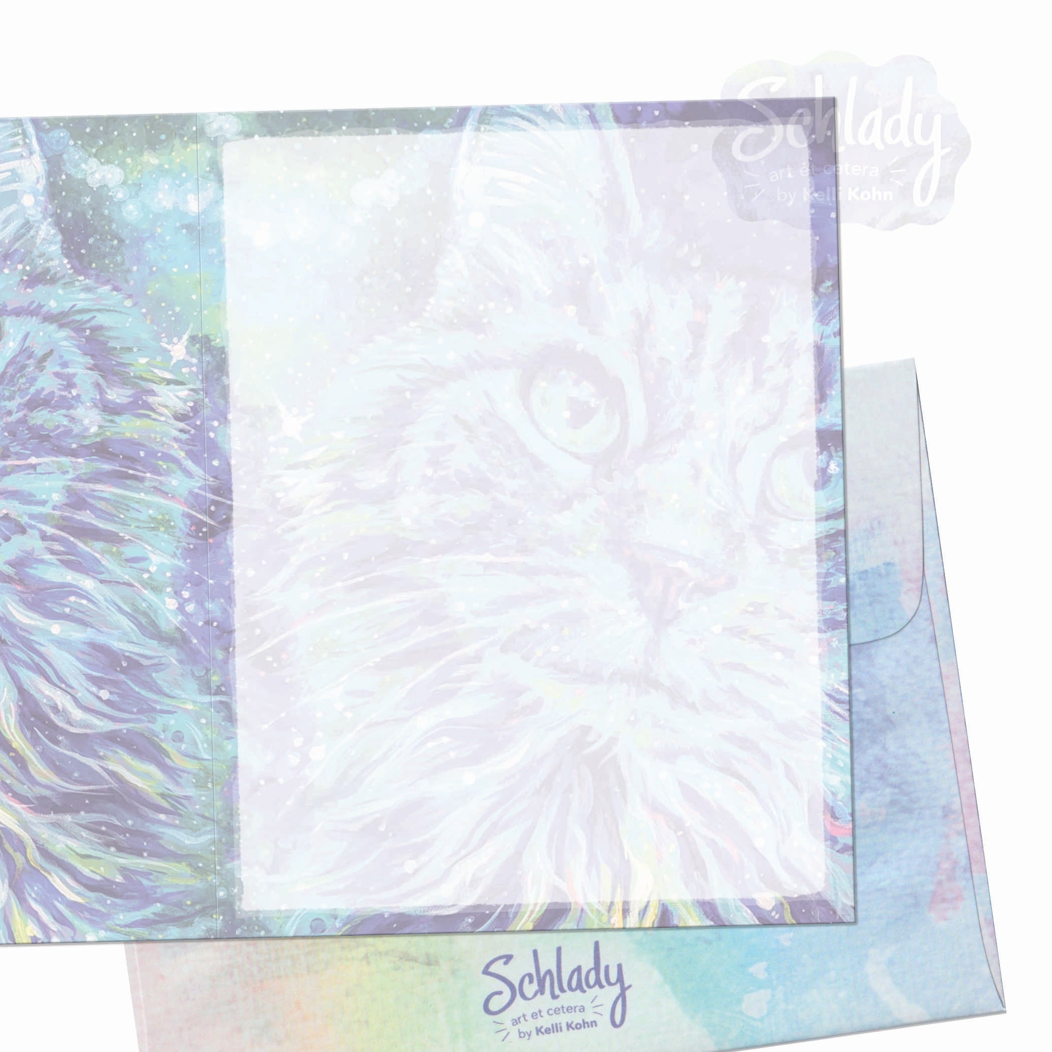 Star of the Galax-Sea - Blank Cat Card