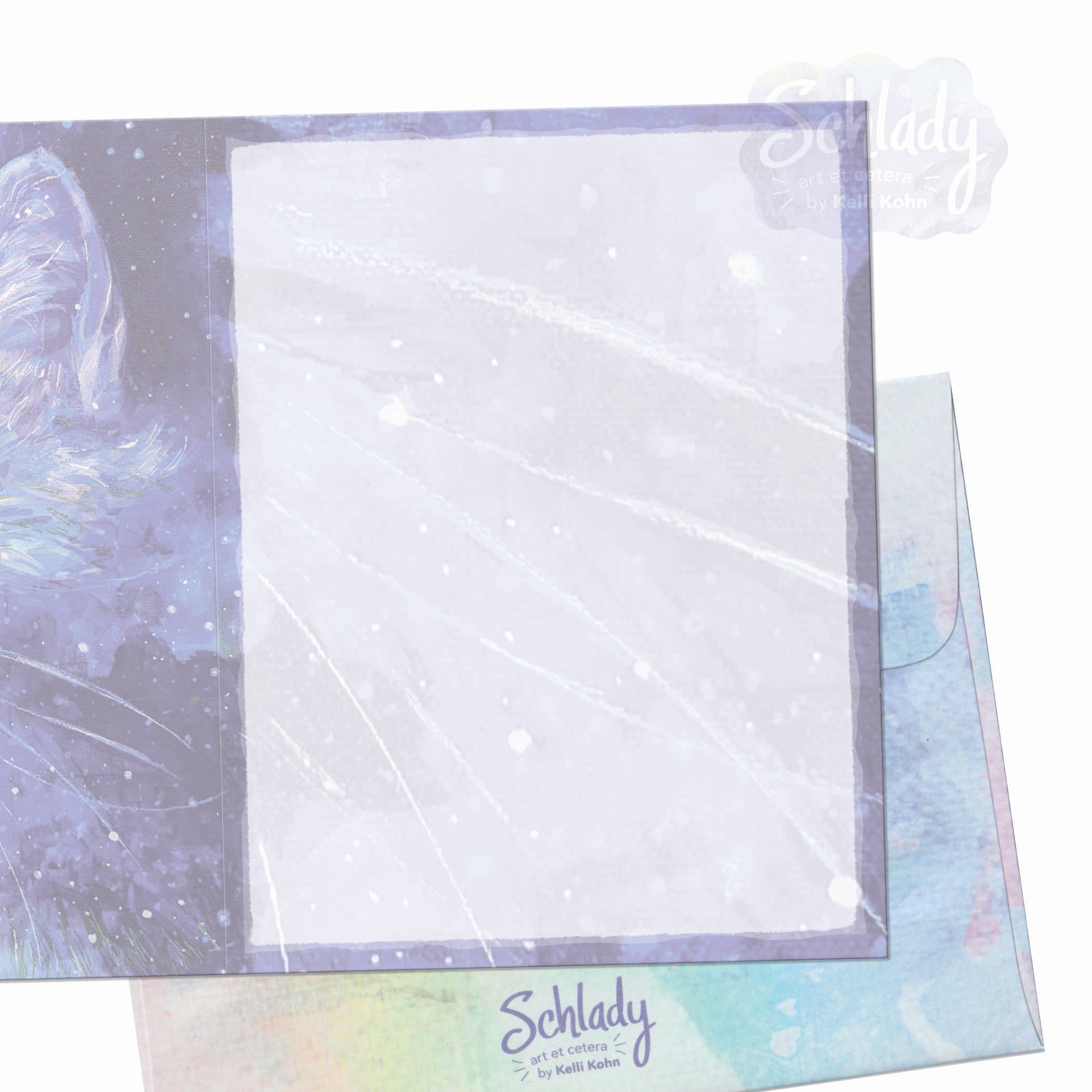 Galaxy Cloud - Blank Cat Card