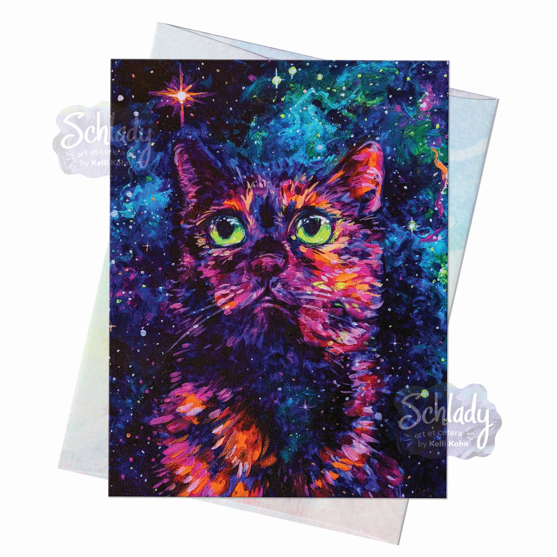 Galaxy Cat III - Blank Cat Card
