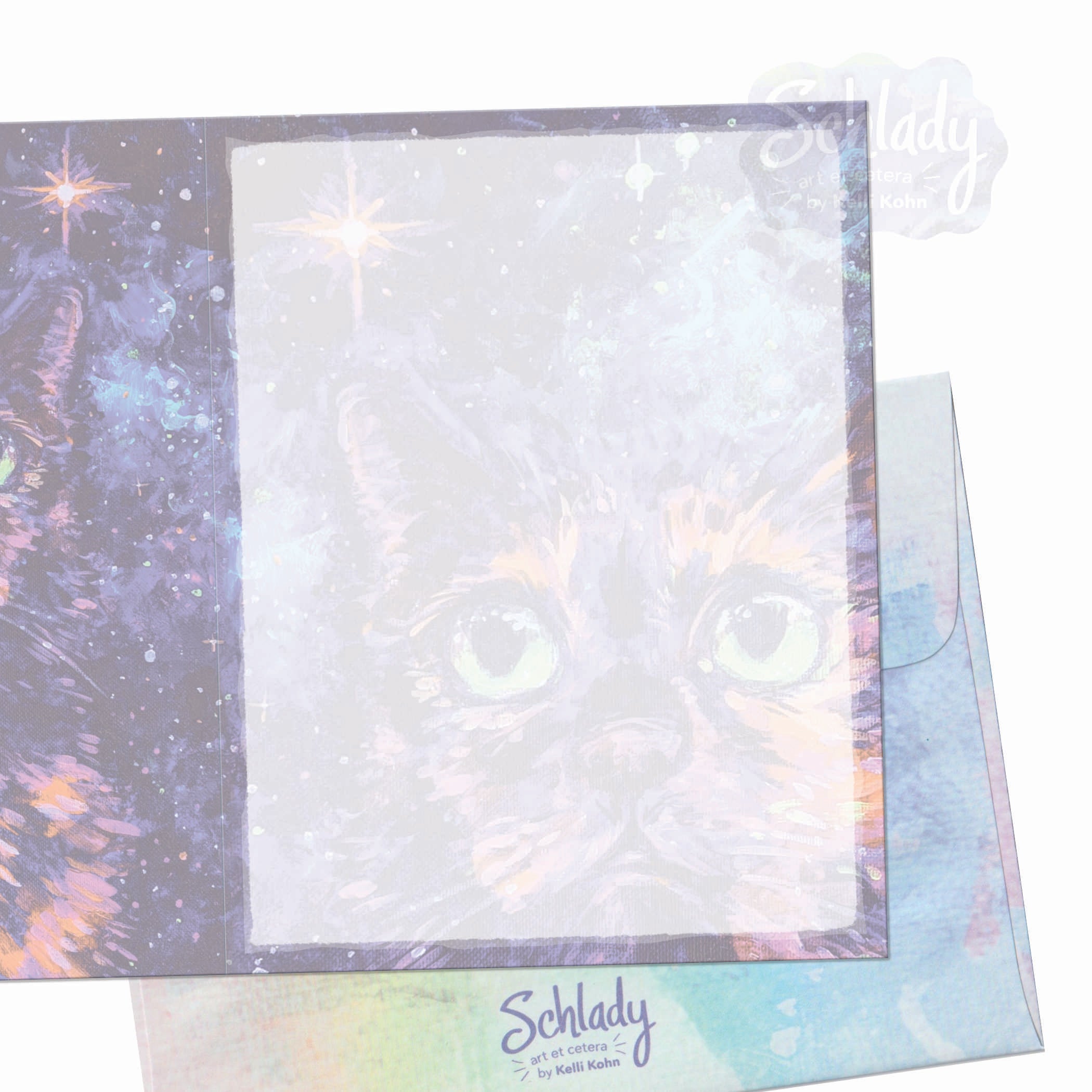 Galaxy Cat III - Blank Cat Card