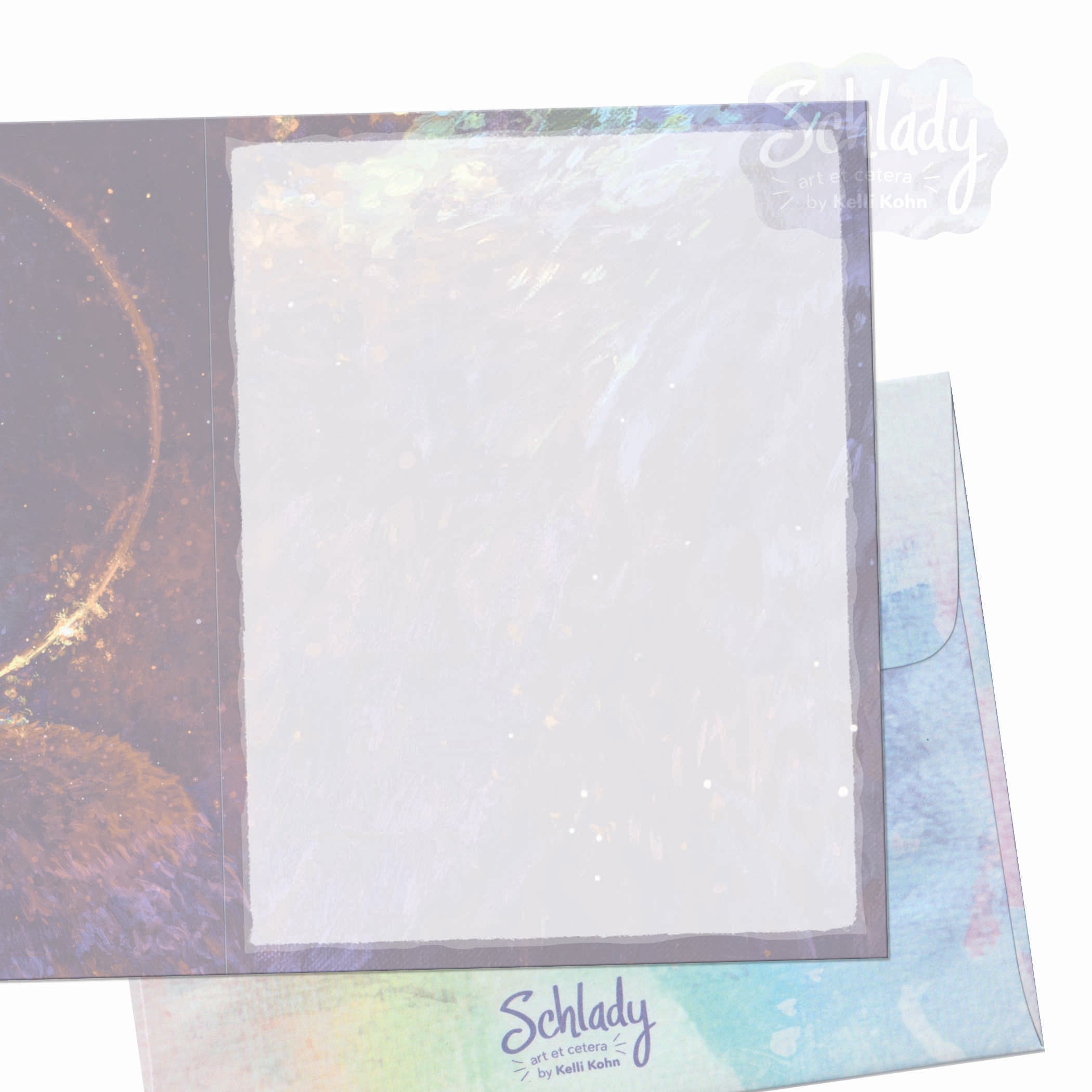 Look Beyond The Orbit - Blank Cat Card