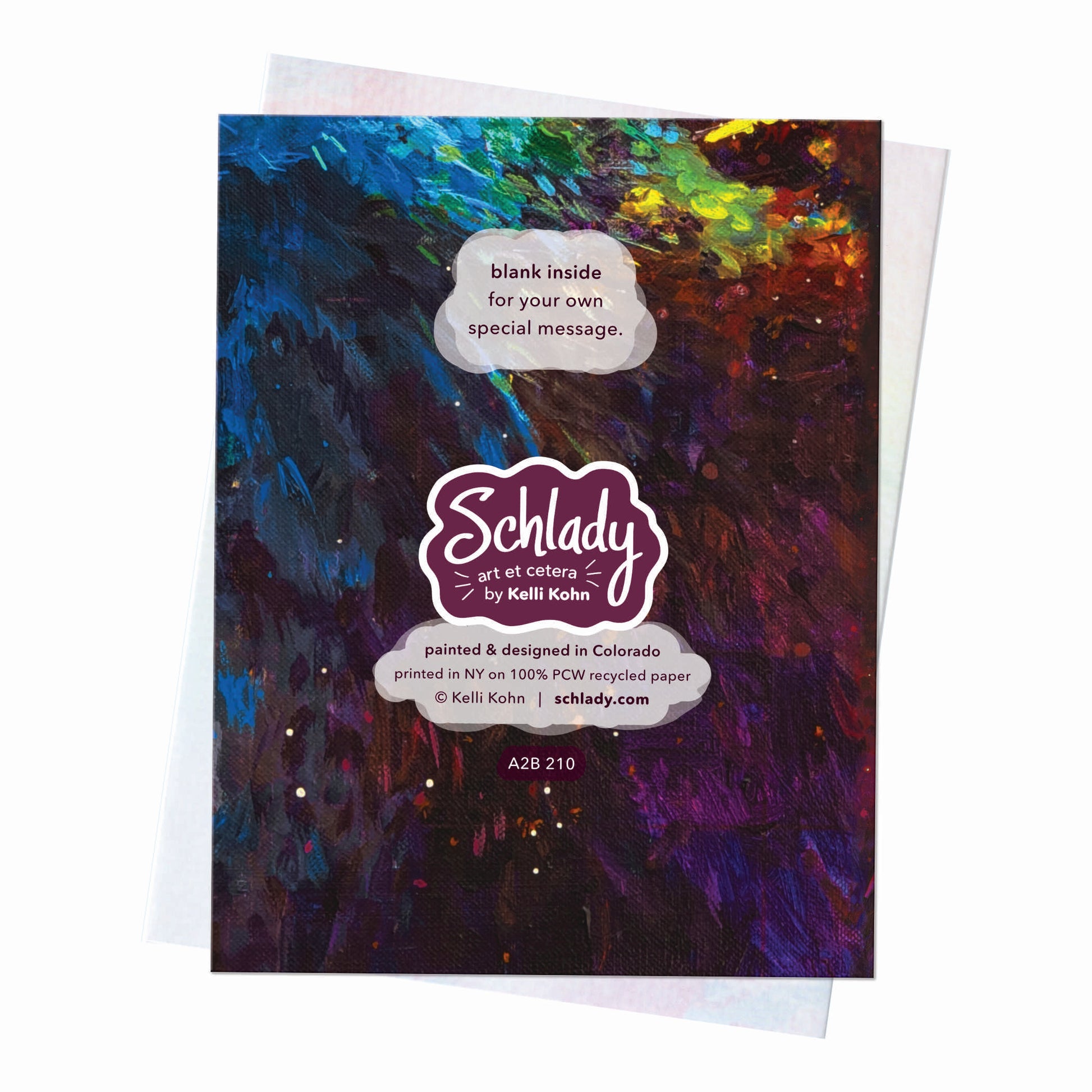 Look Beyond The Orbit - Blank Cat Card