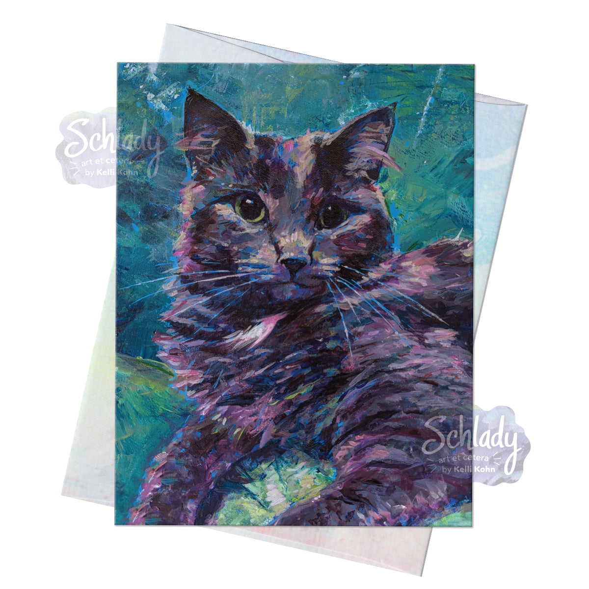 Little Irv - Blank Cat Card