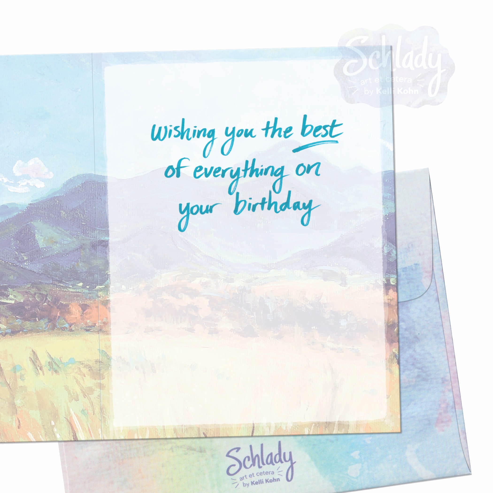 Take It All In - Mountain Birthday Card