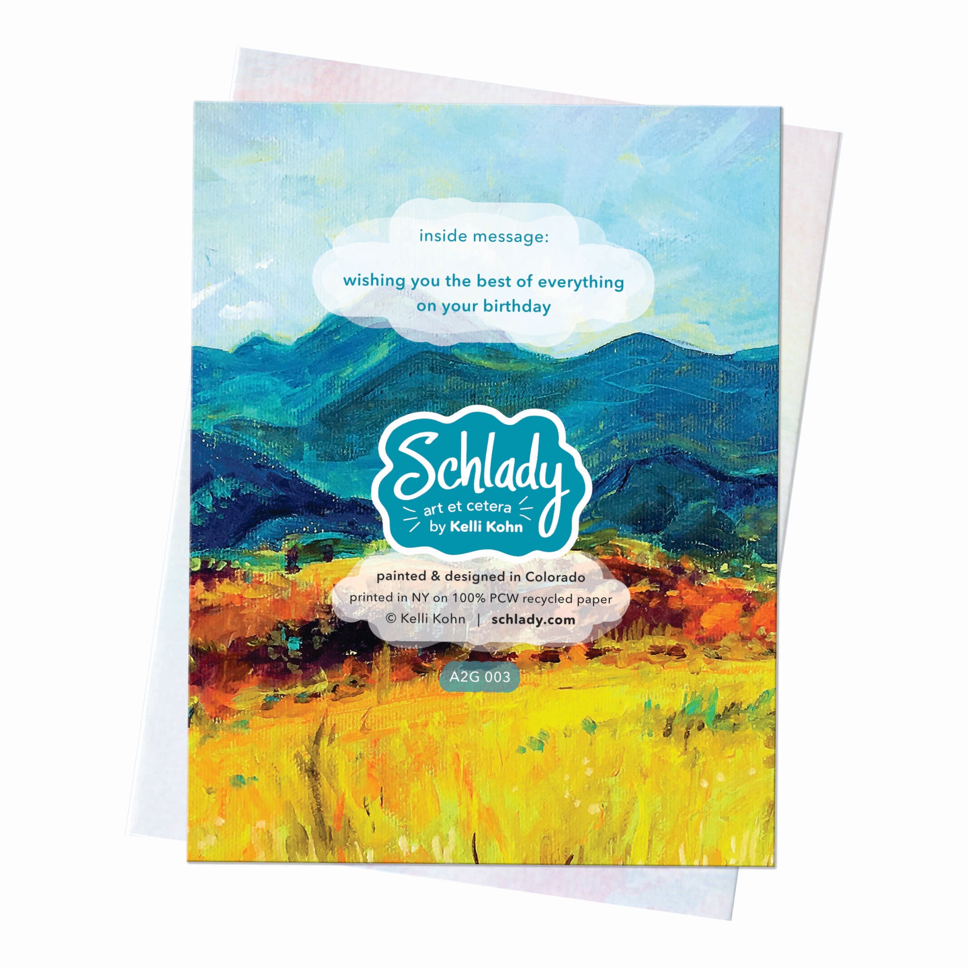 Take It All In - Mountain Birthday Card