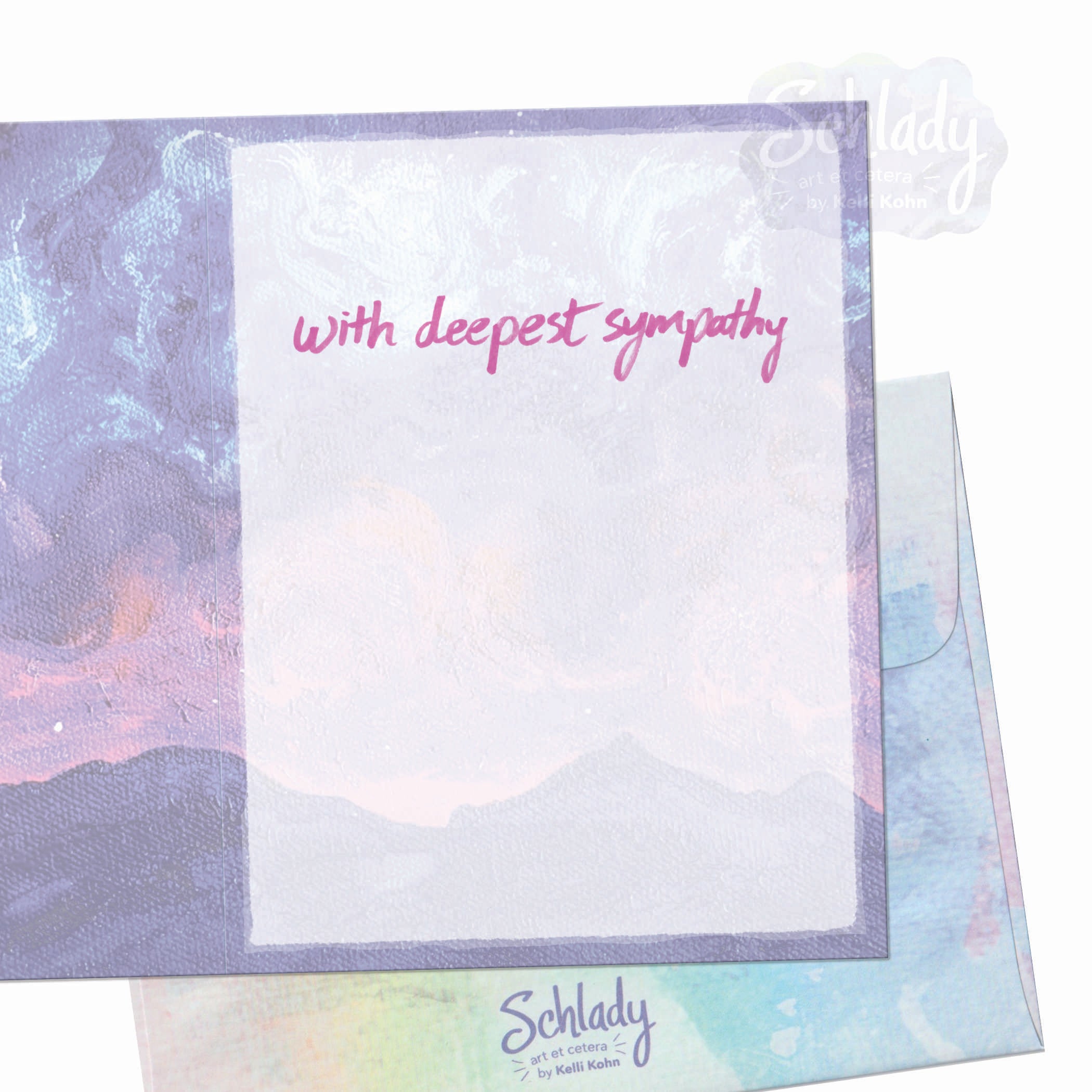 Forever Loved - Mountain Sympathy Card