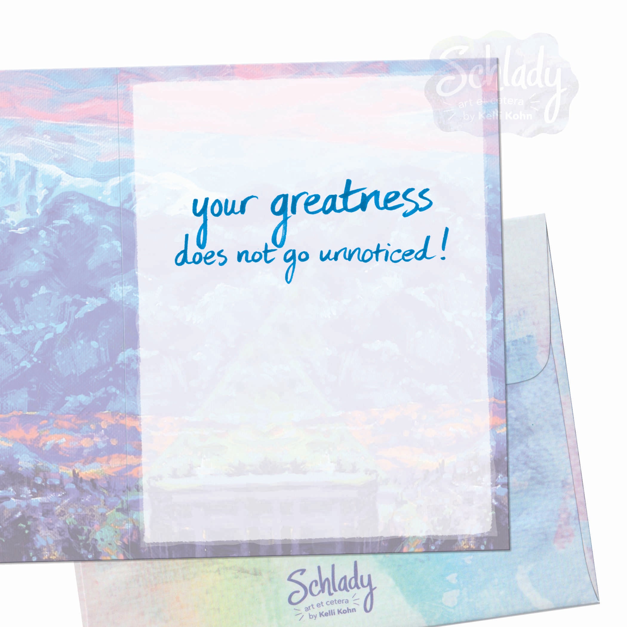 Stand Tall - Mountain Encouragement Card