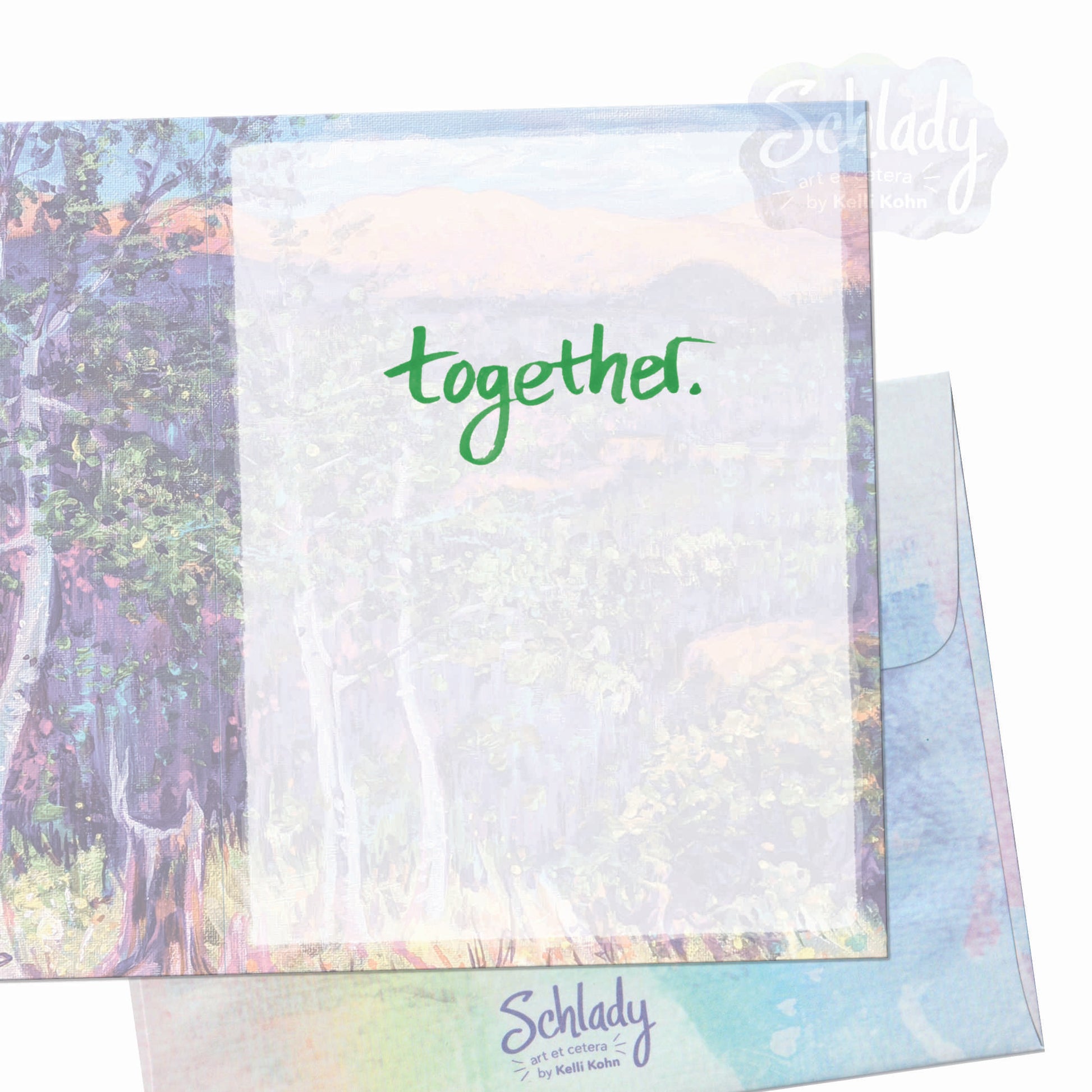 We Rise We Grow Together - Nature Friendship Card