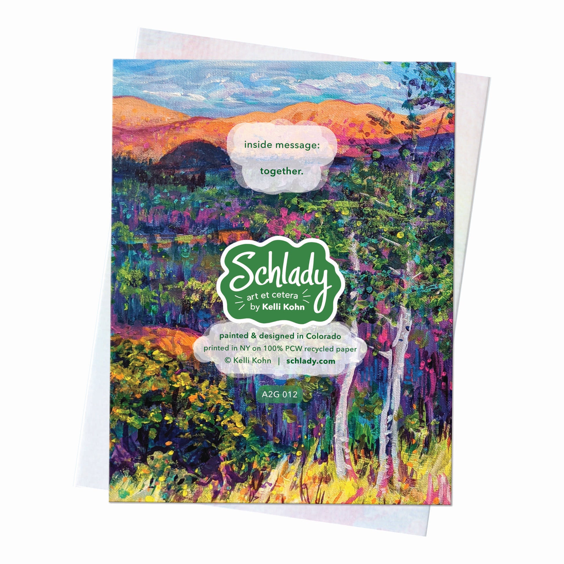 We Rise We Grow Together - Nature Friendship Card