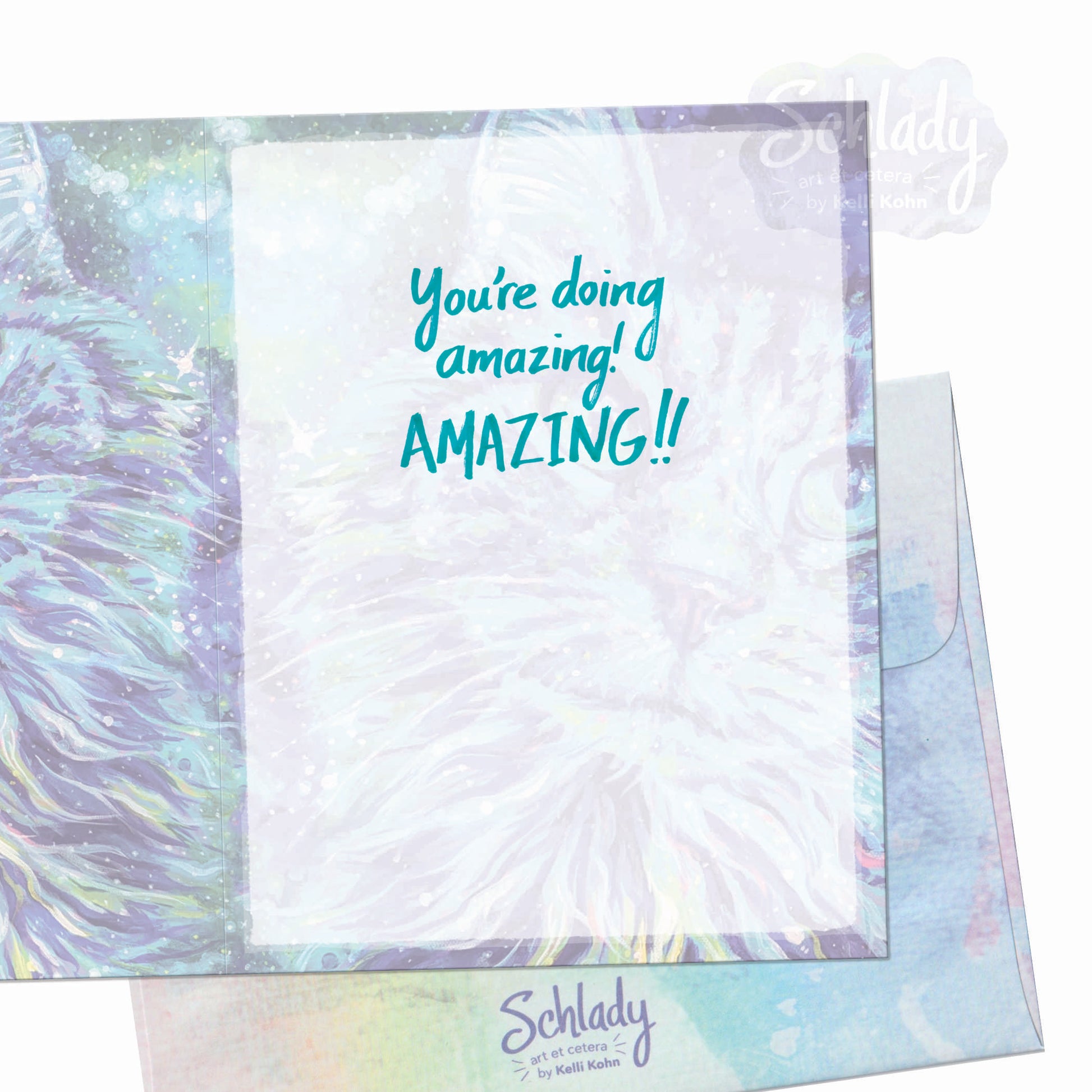 Wow I'm So Proud Of You - Cat Congrats Card