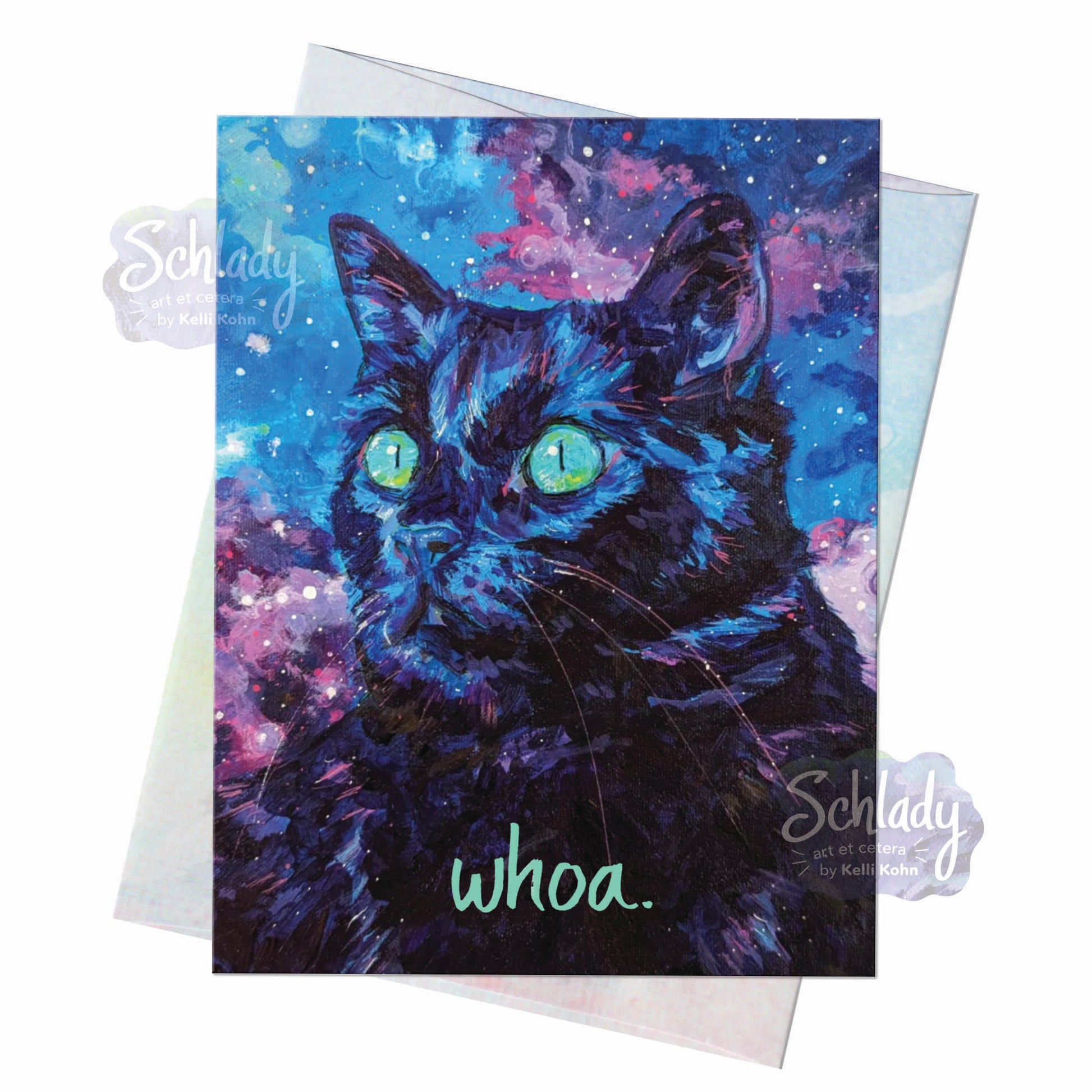 Whoa That's Amazing - Cat Congrats Card