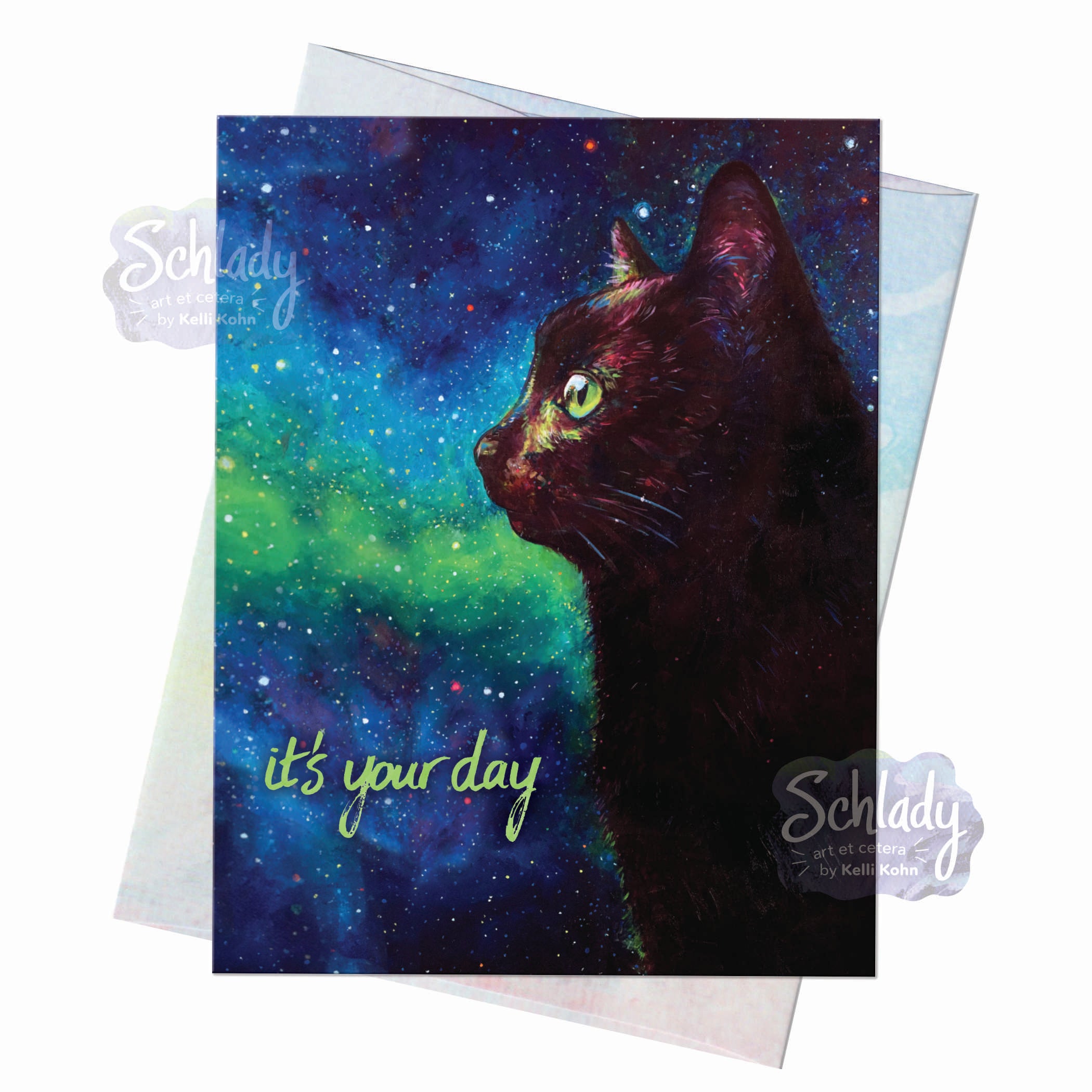 It's Your Day Birthday - Cat Birthday Card