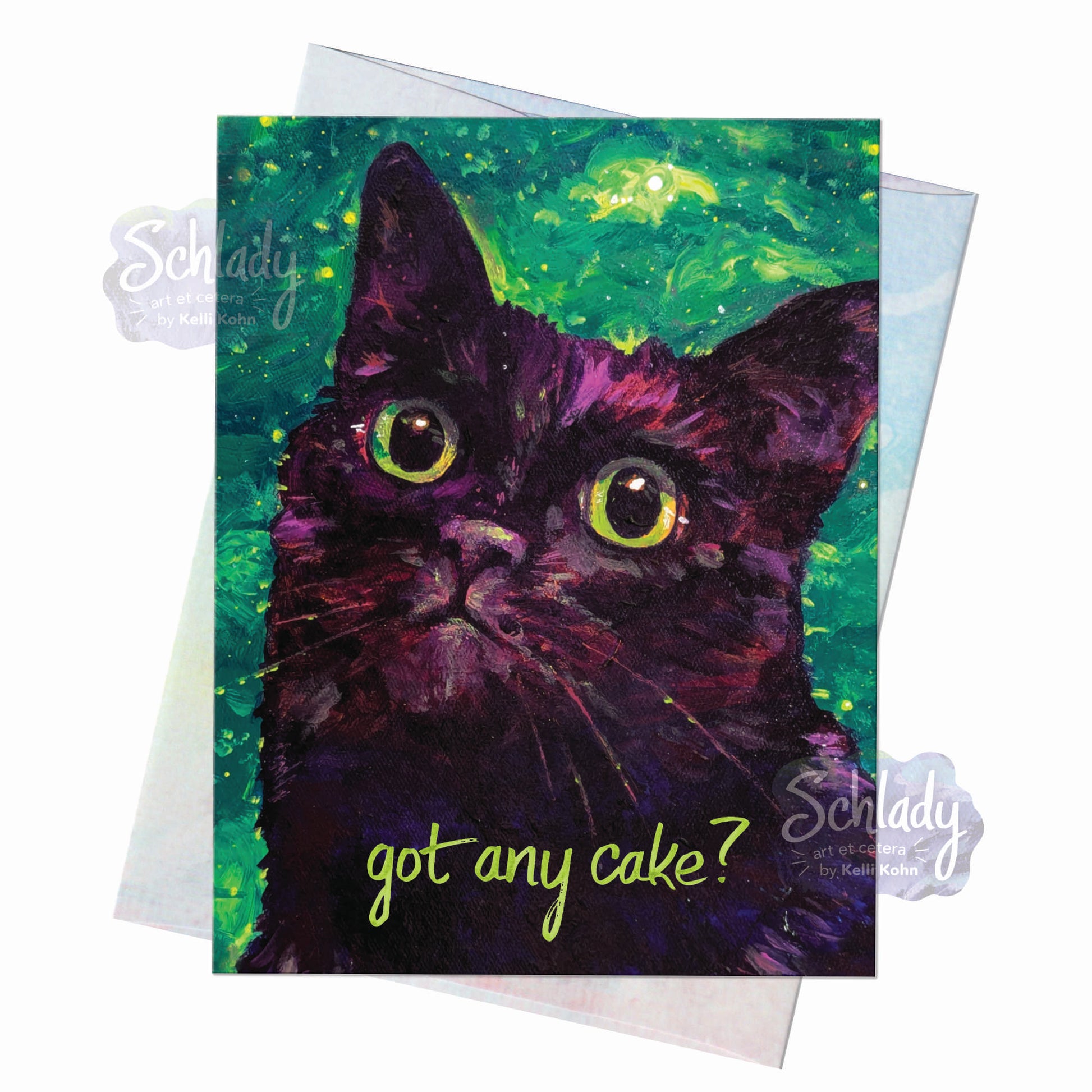 Got Any Cake? - Cat Birthday Card