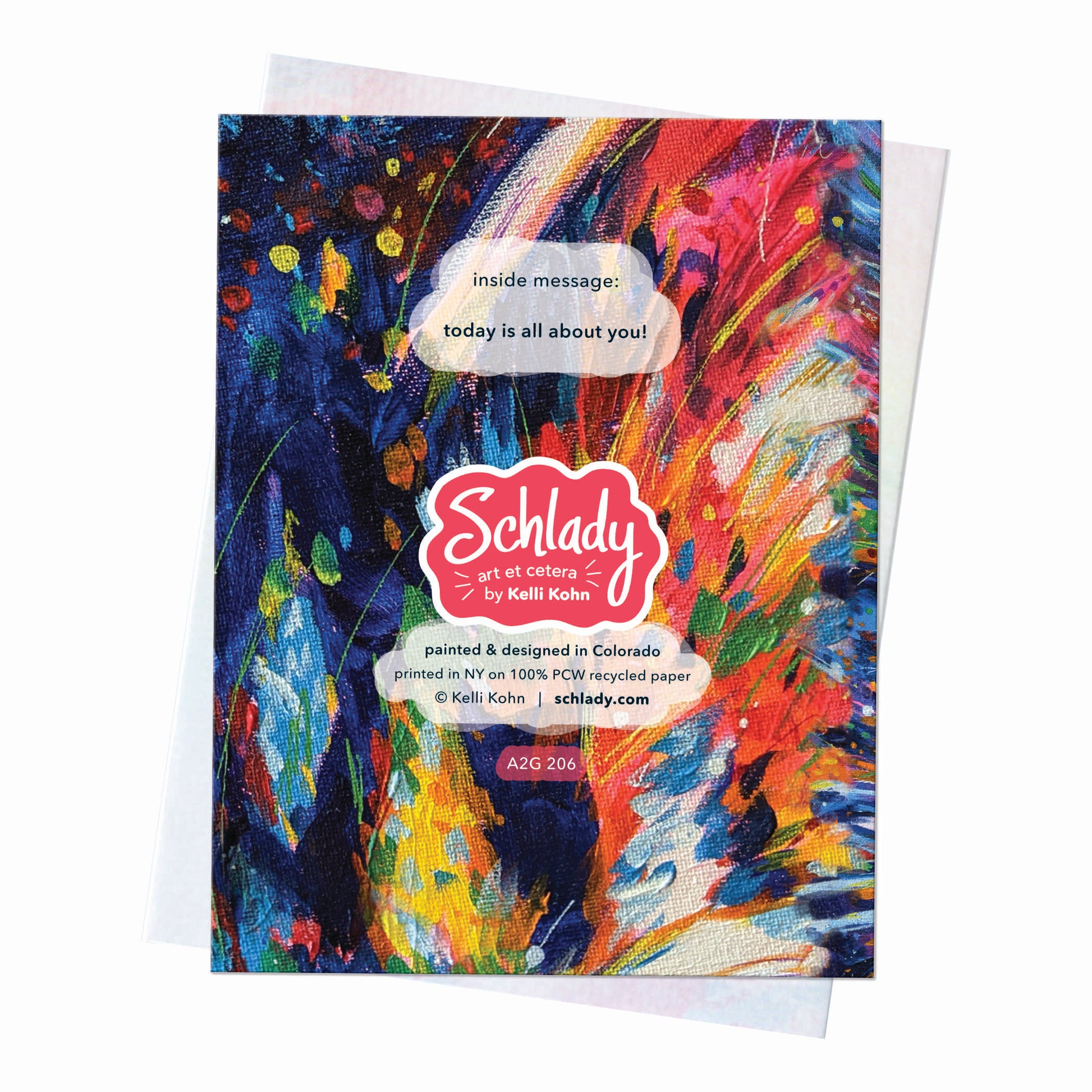 Celebrate All About You - Cat Celebration Card