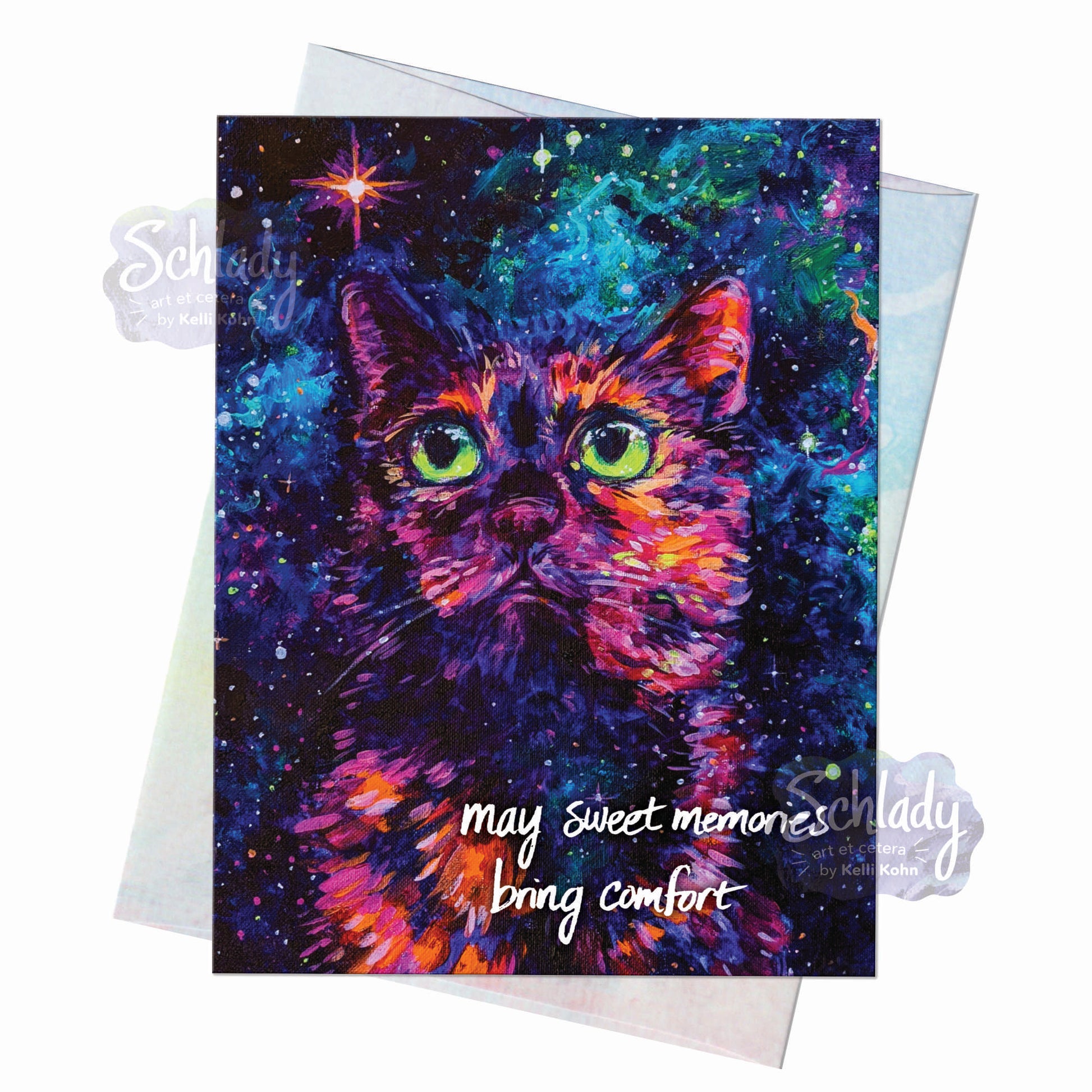 Sweet Memories - Cat Sympathy Card