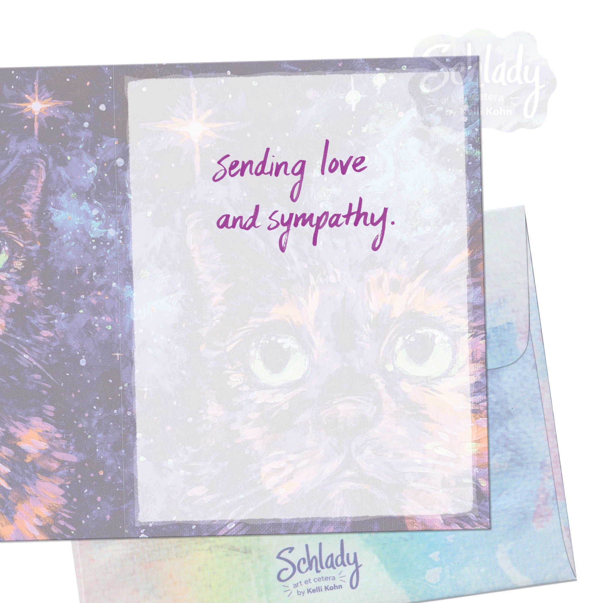 Sweet Memories - Cat Sympathy Card