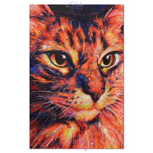 Galaxy Cat - 11x17 Art Print