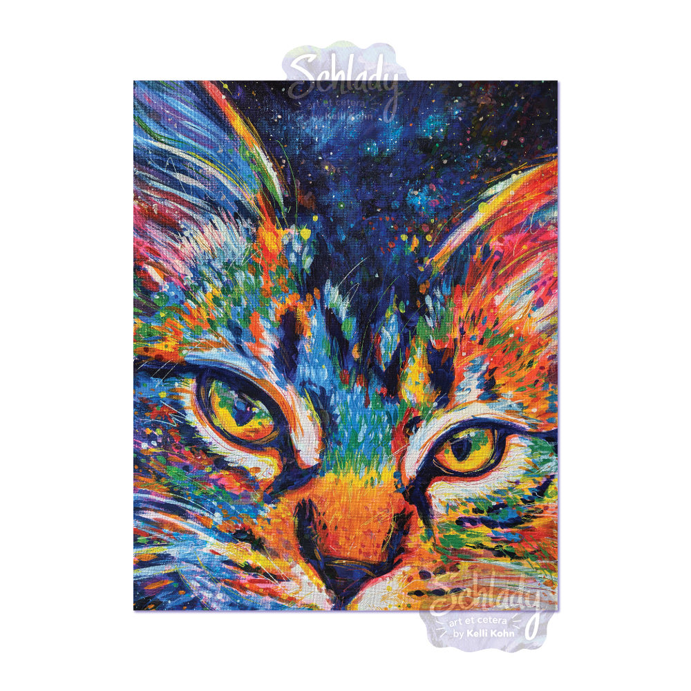 Galaxy Cat Sprinkles - 8x10 Art Print