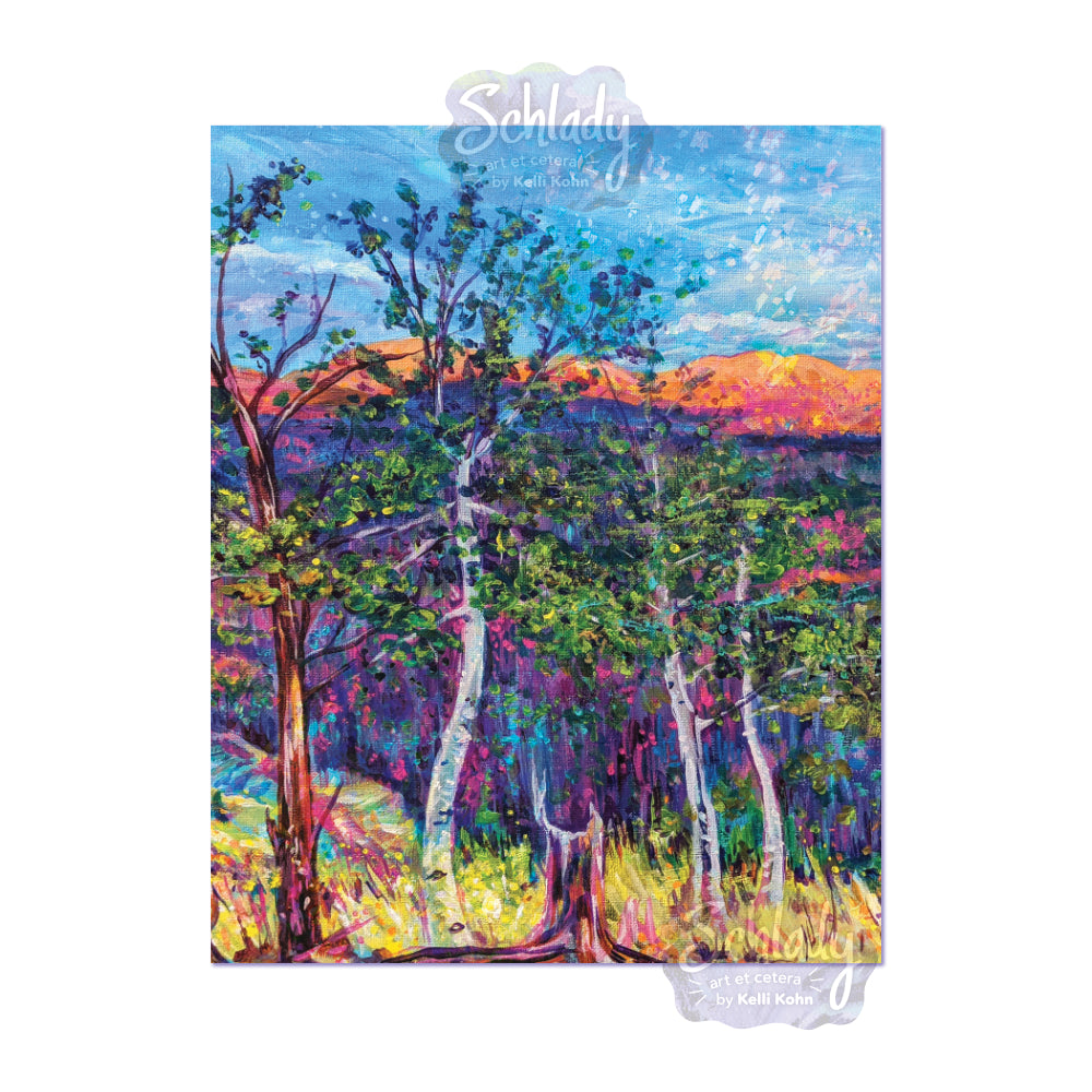 First Site Trees - 8x10 Art Print