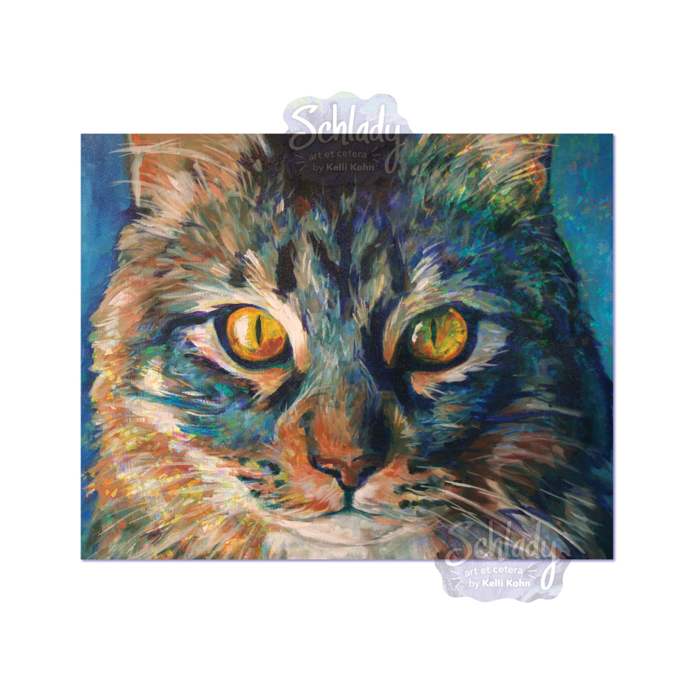 Her Winter Coat - 8x10 Art Print