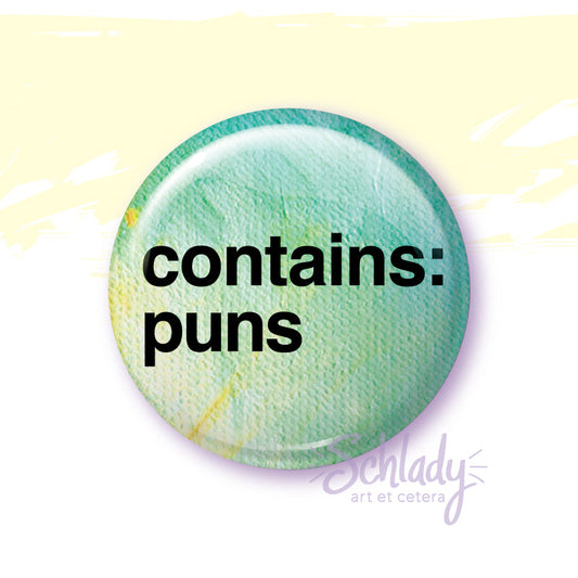 Contains Puns - Magnet