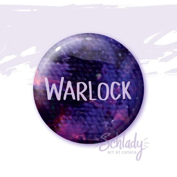 Warlock - Button Pin