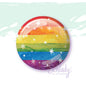 Starry Gay Pride Flag - Magnet